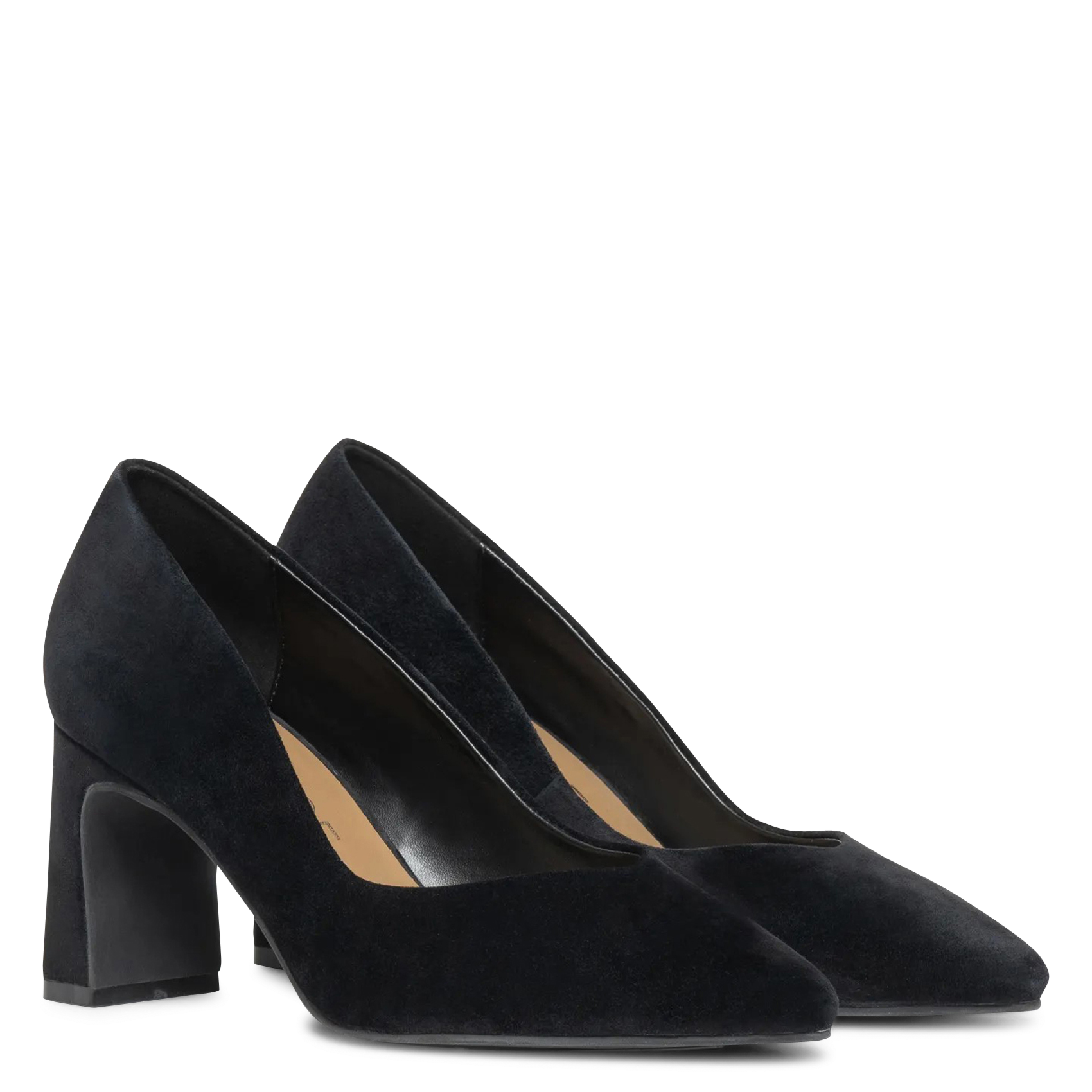 High leather sandals BOCAGE Black