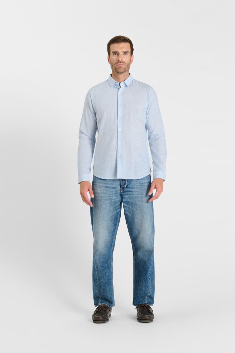 Buttoned shirt LE TEMPS DES CERISES Blue