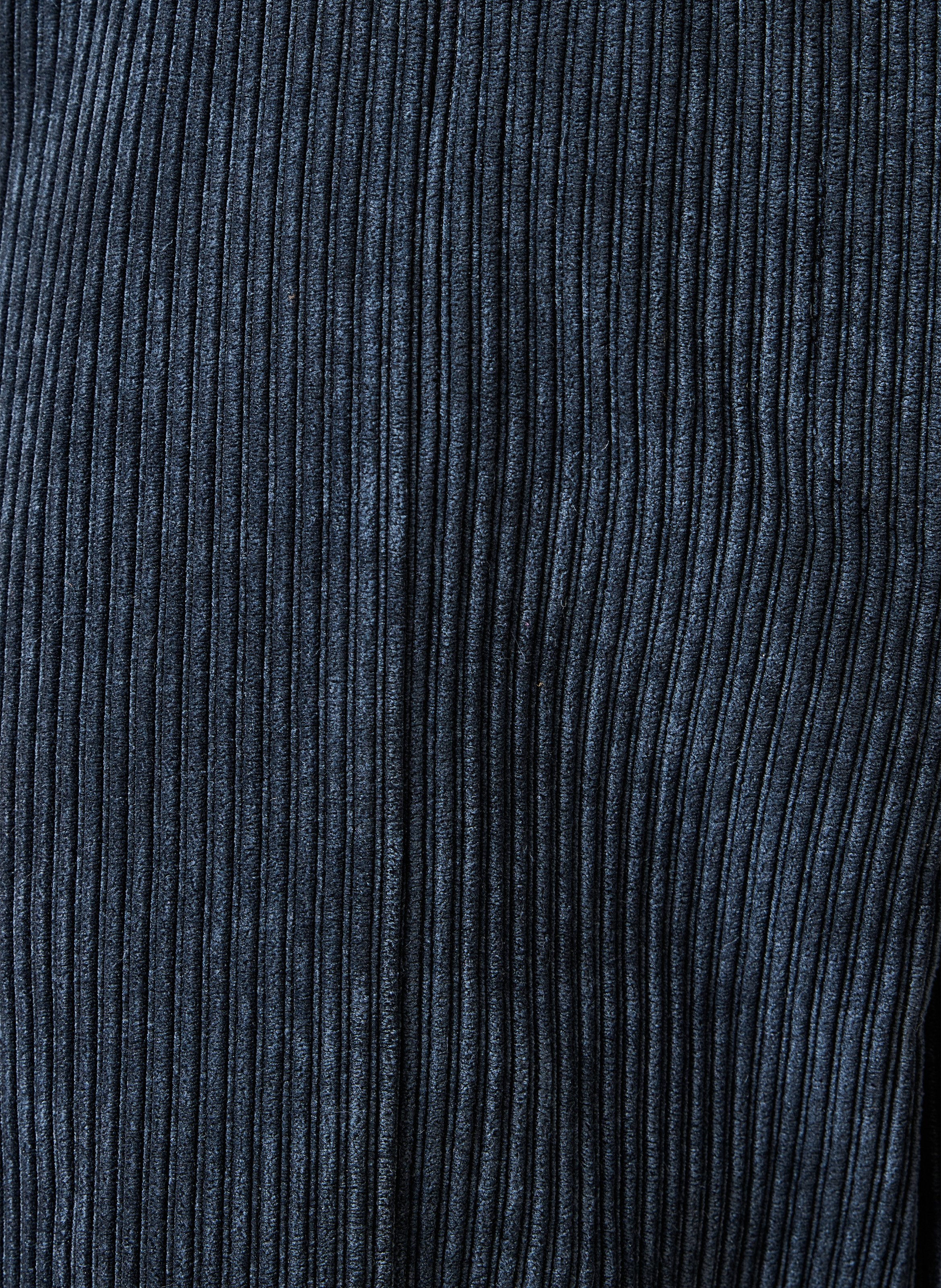 Long corduroy Bermuda shorts LA FEE MARABOUTEE Blue
