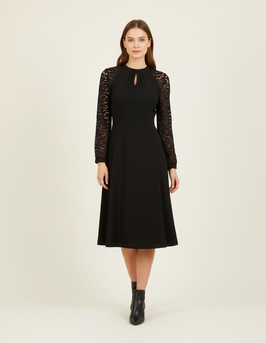 Short & midi dress TARA JARMON - Seconde Main Black