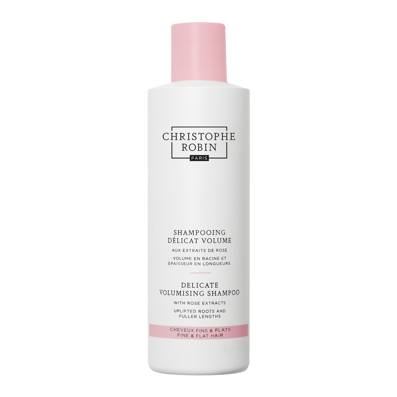 Shampooing volume aux extraits de rose CHRISTOPHE ROBIN No color