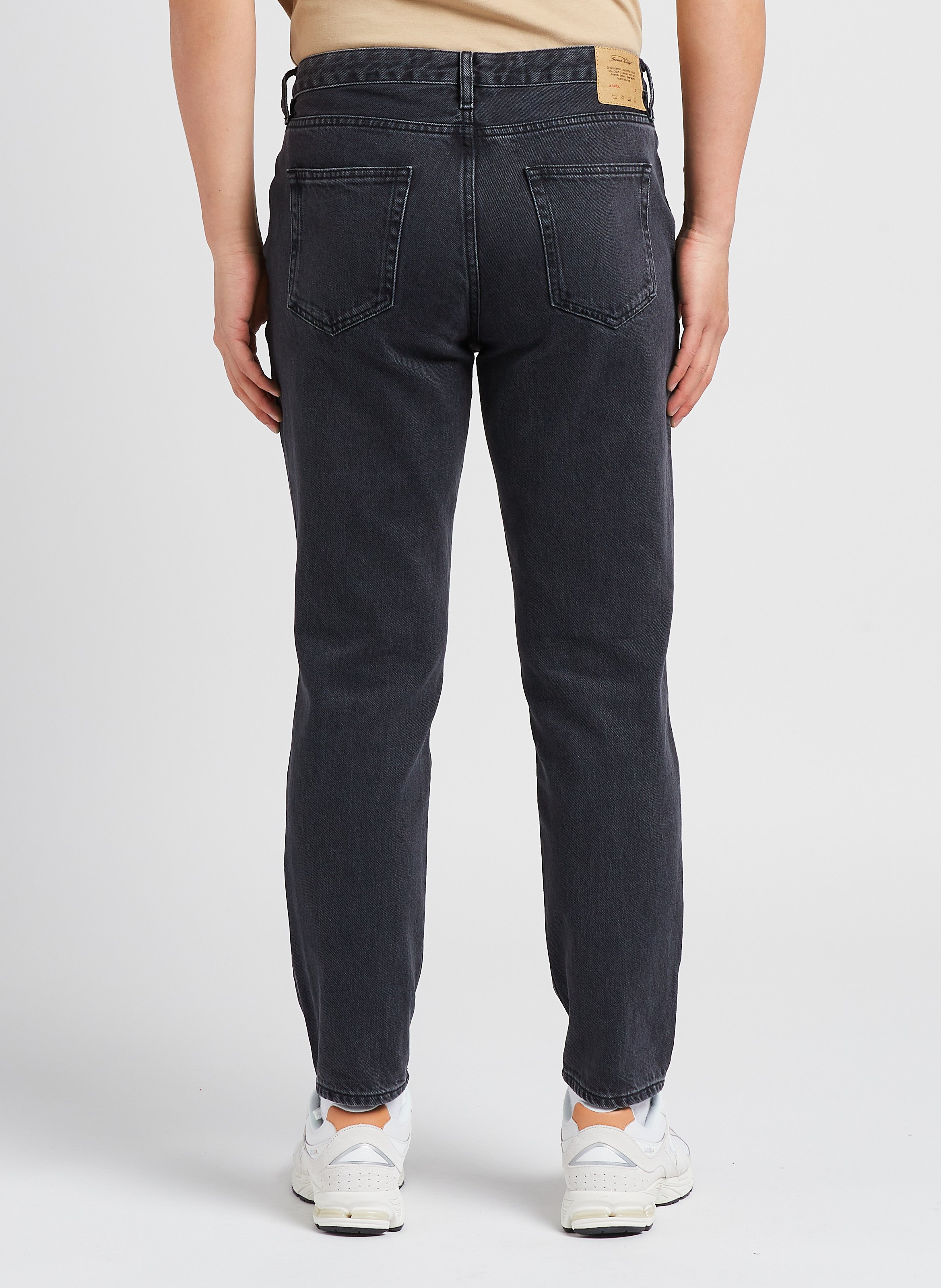 Straightleg Cotton Jeans Black Poivre Et Sel American Vintage Men