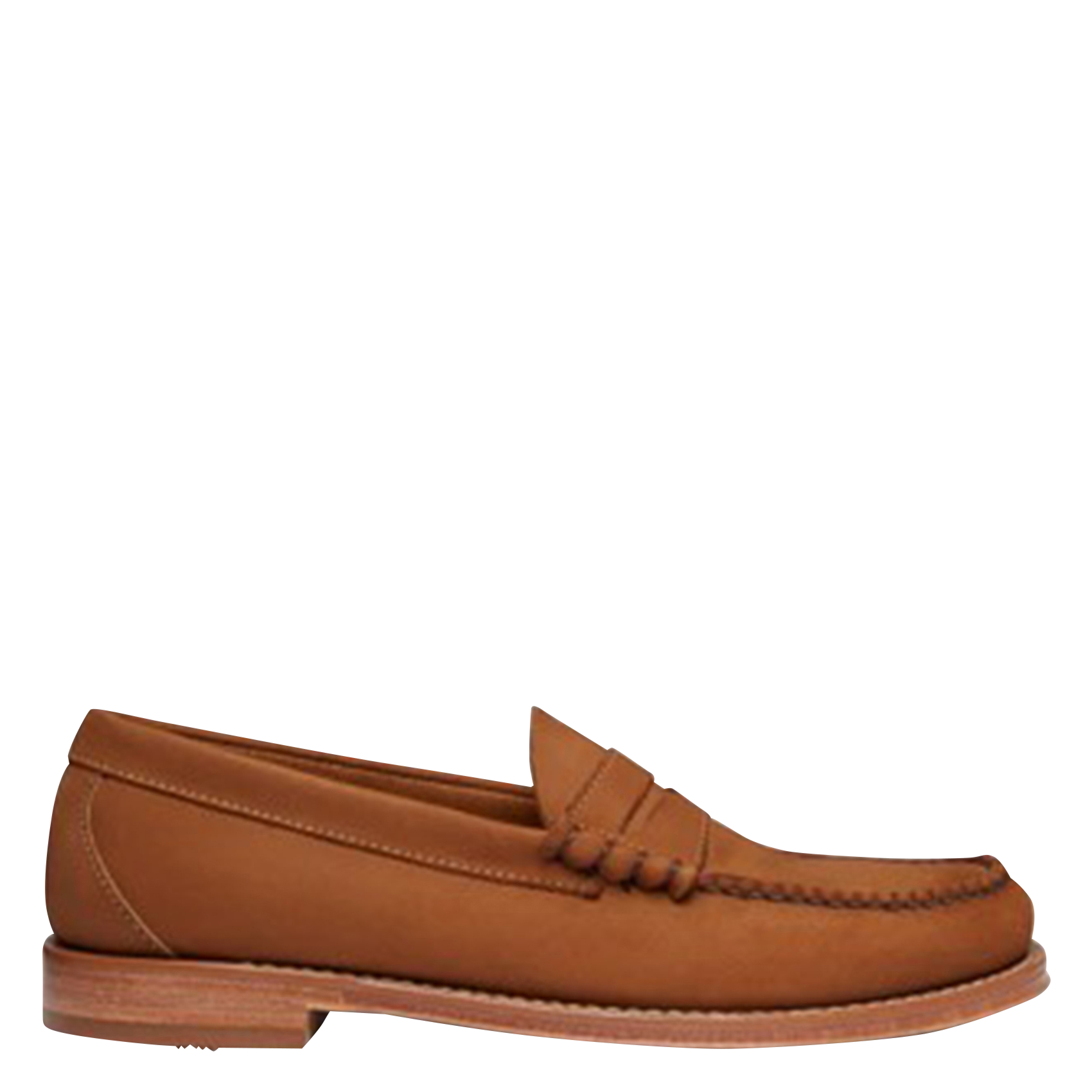 Mocassins en cuir velours GH BASS Marron