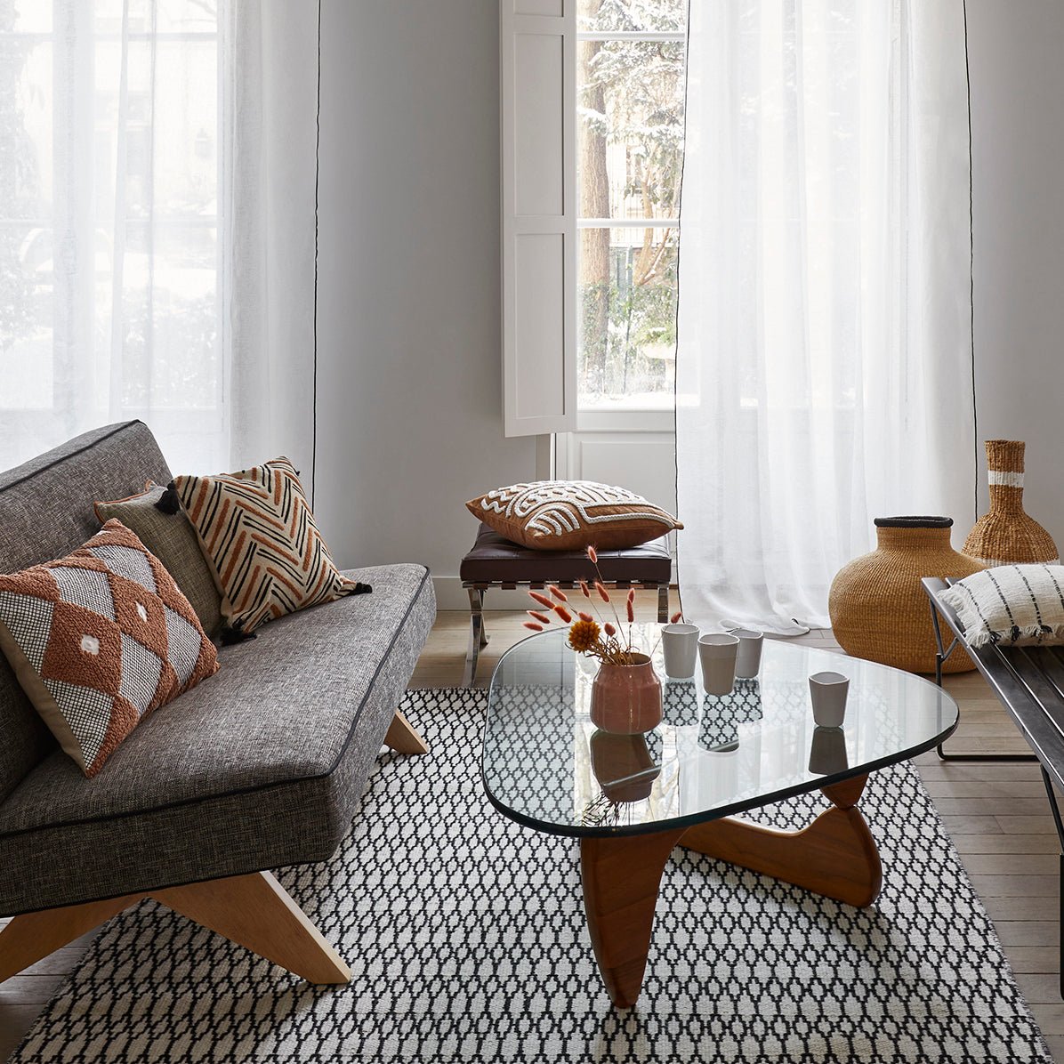 GRAFIKA - Cushion cover MADURA Brown