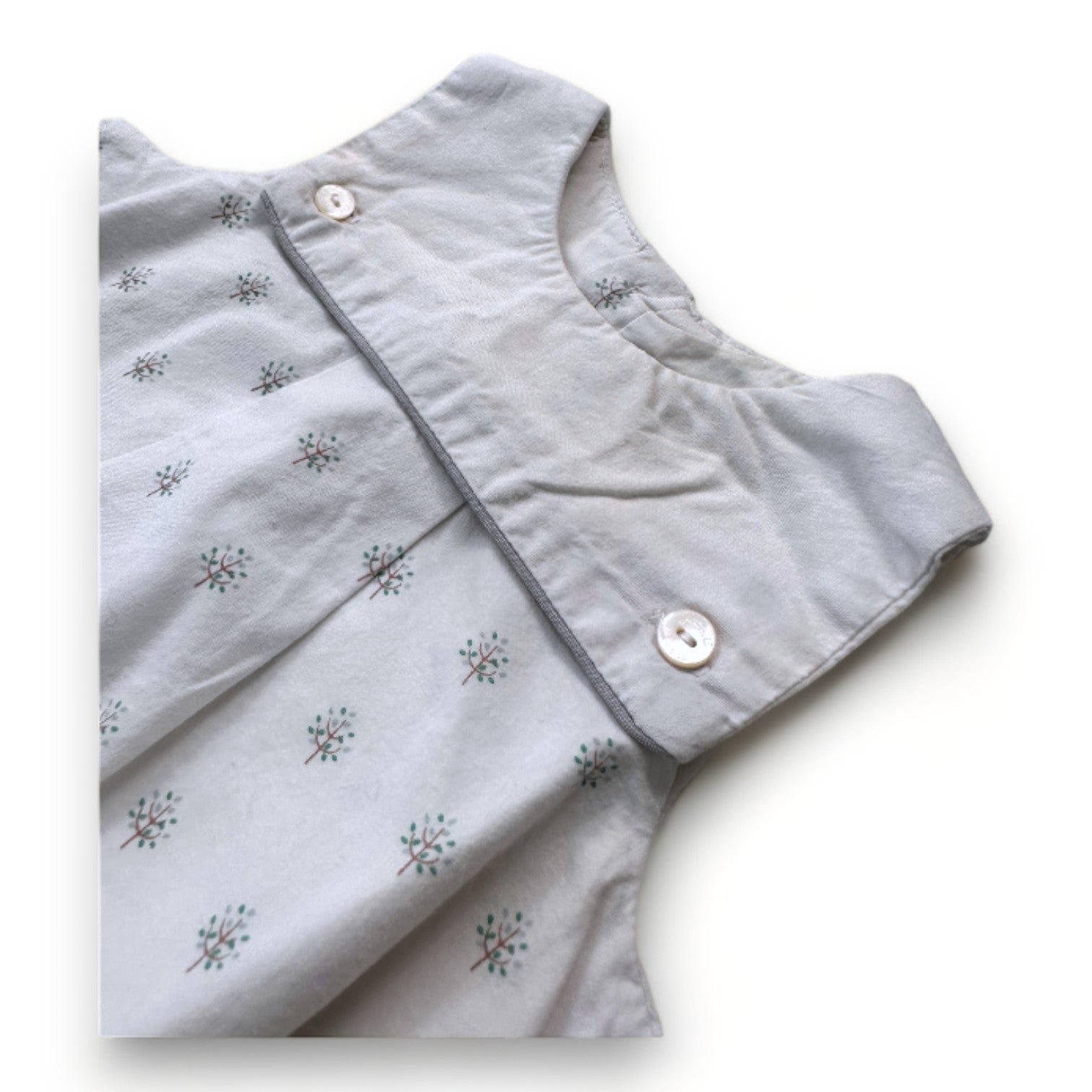 White Baby Romper - 6 months JACADI - Seconde Main White