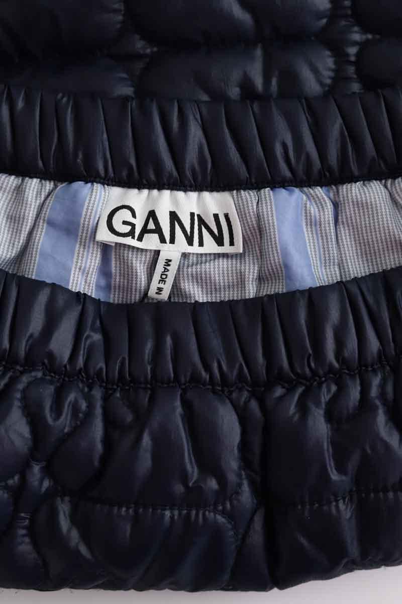 Blue mini skirt GANNI - Seconde Main Blue