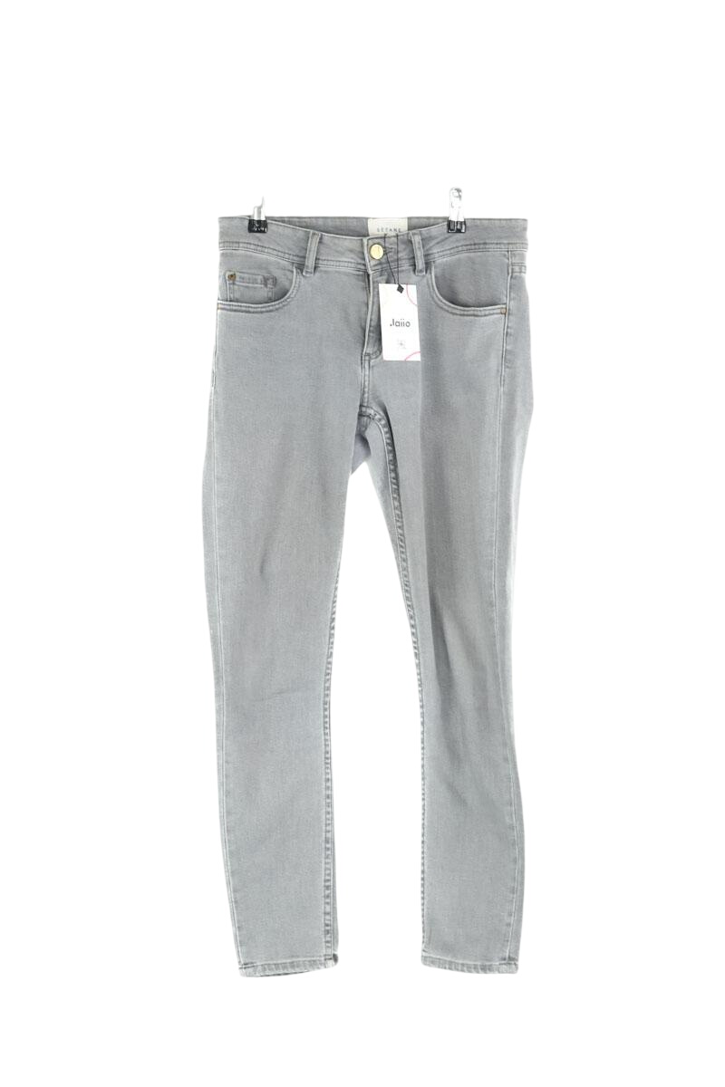Cotton skinny jeans SEZANE - Seconde main Grey