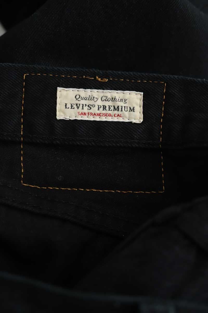 Cotton straight jeans LEVI'S - Seconde main Black