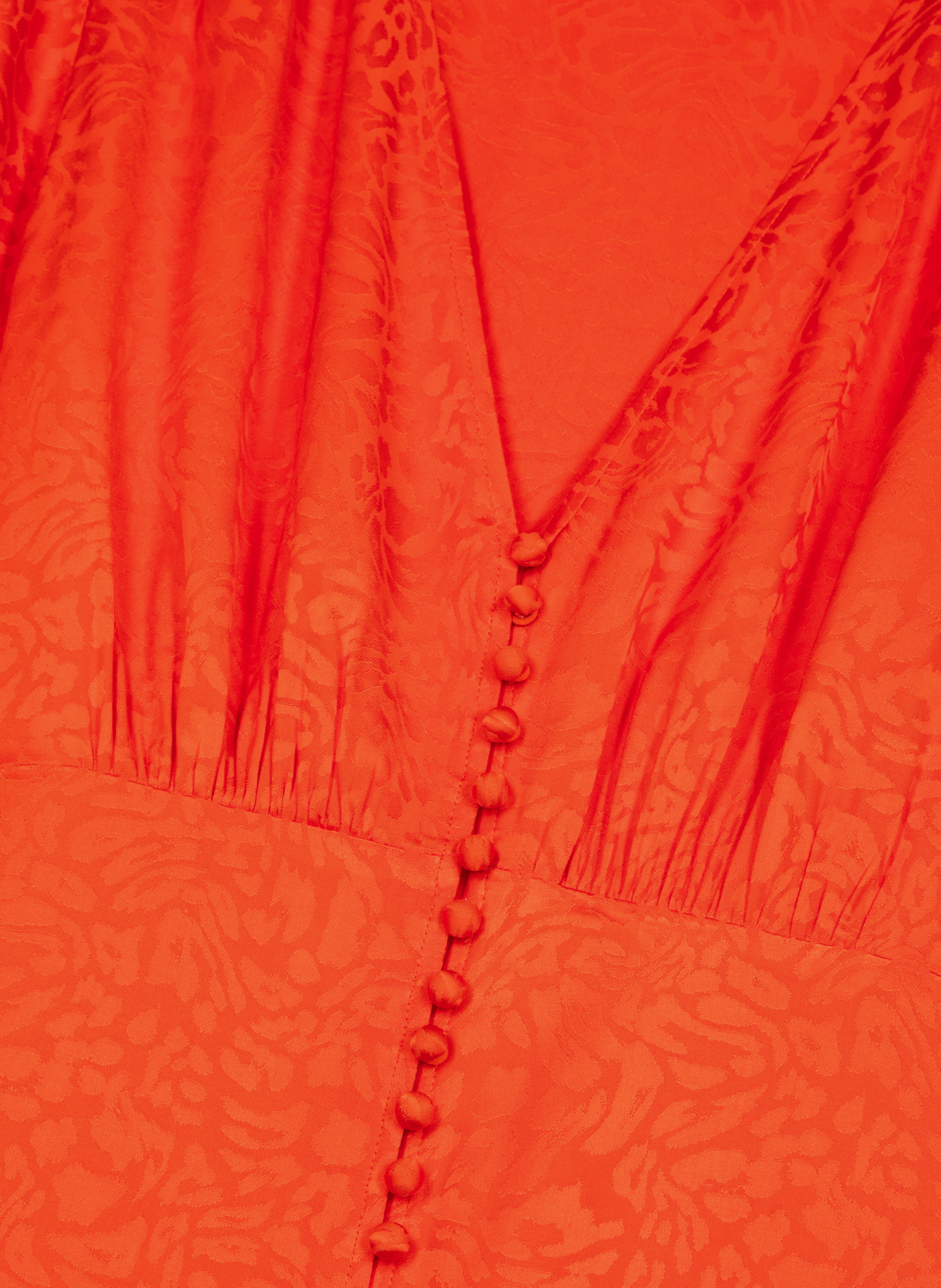Long jacquard dress THE KOOPLES Orange