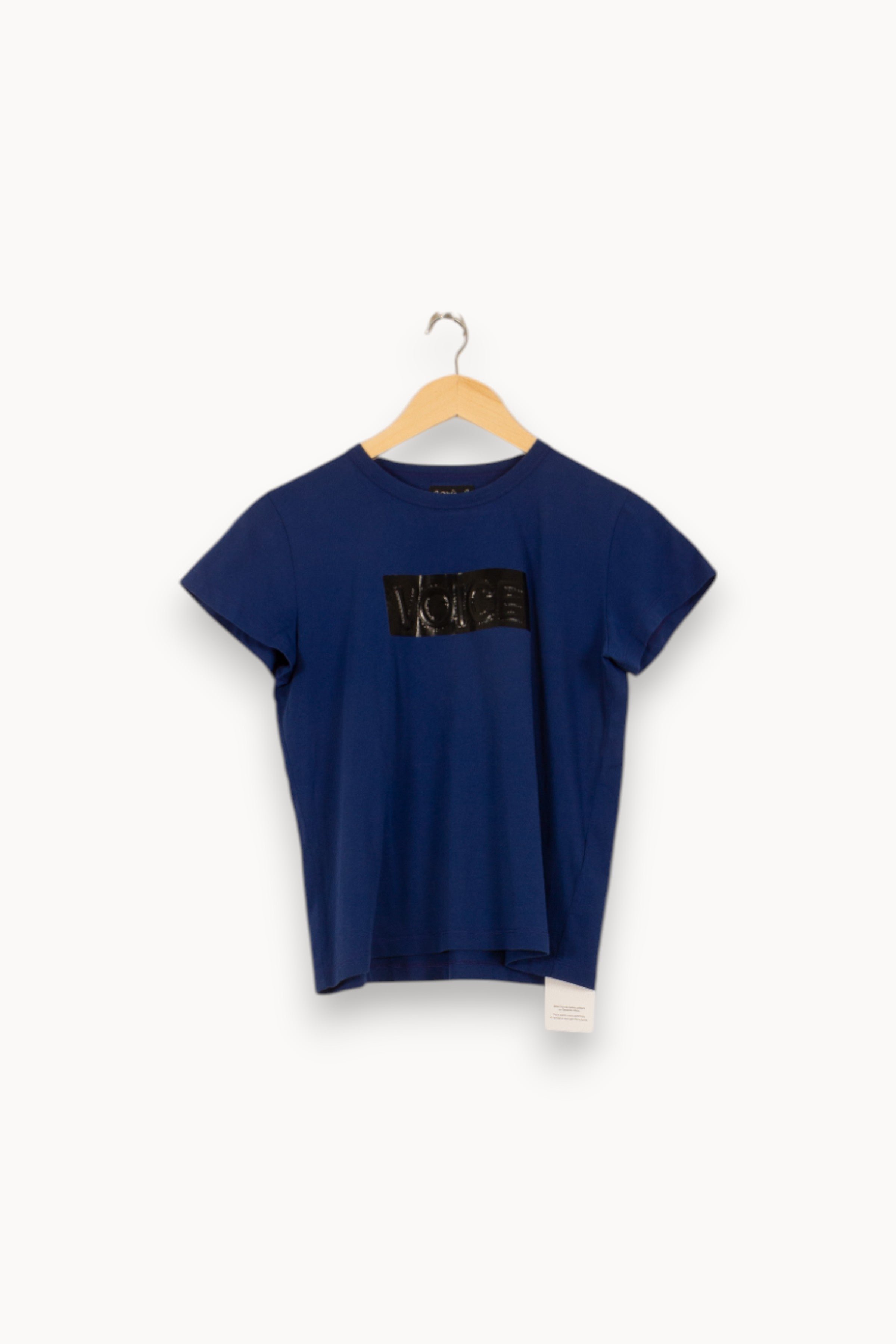 Tommy Badge T-shirt AGNES B. - Seconde Main Multicolored