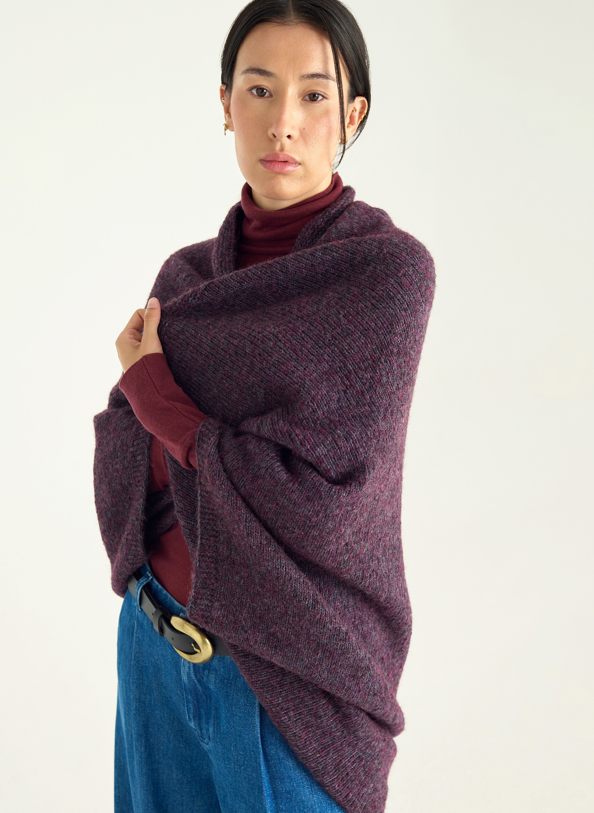 Ärmellose lockere Weste in Uni-Farbe ACOTE