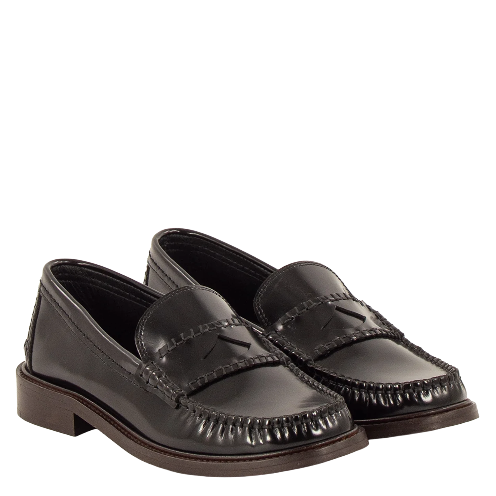 Gaylor patent leather moccasins SESSUN Black