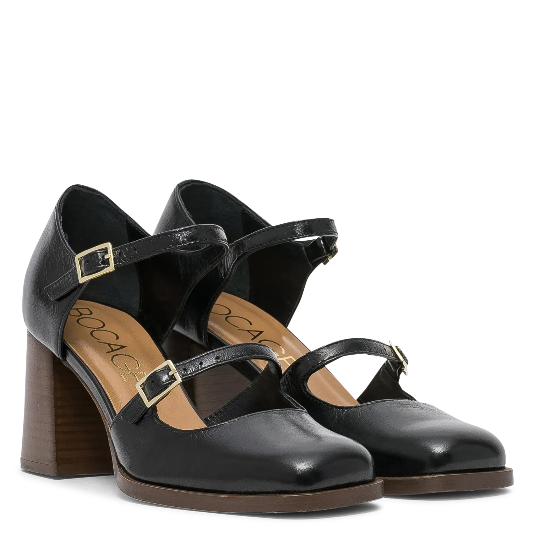 Beyou suede high heels  BOCAGE Black