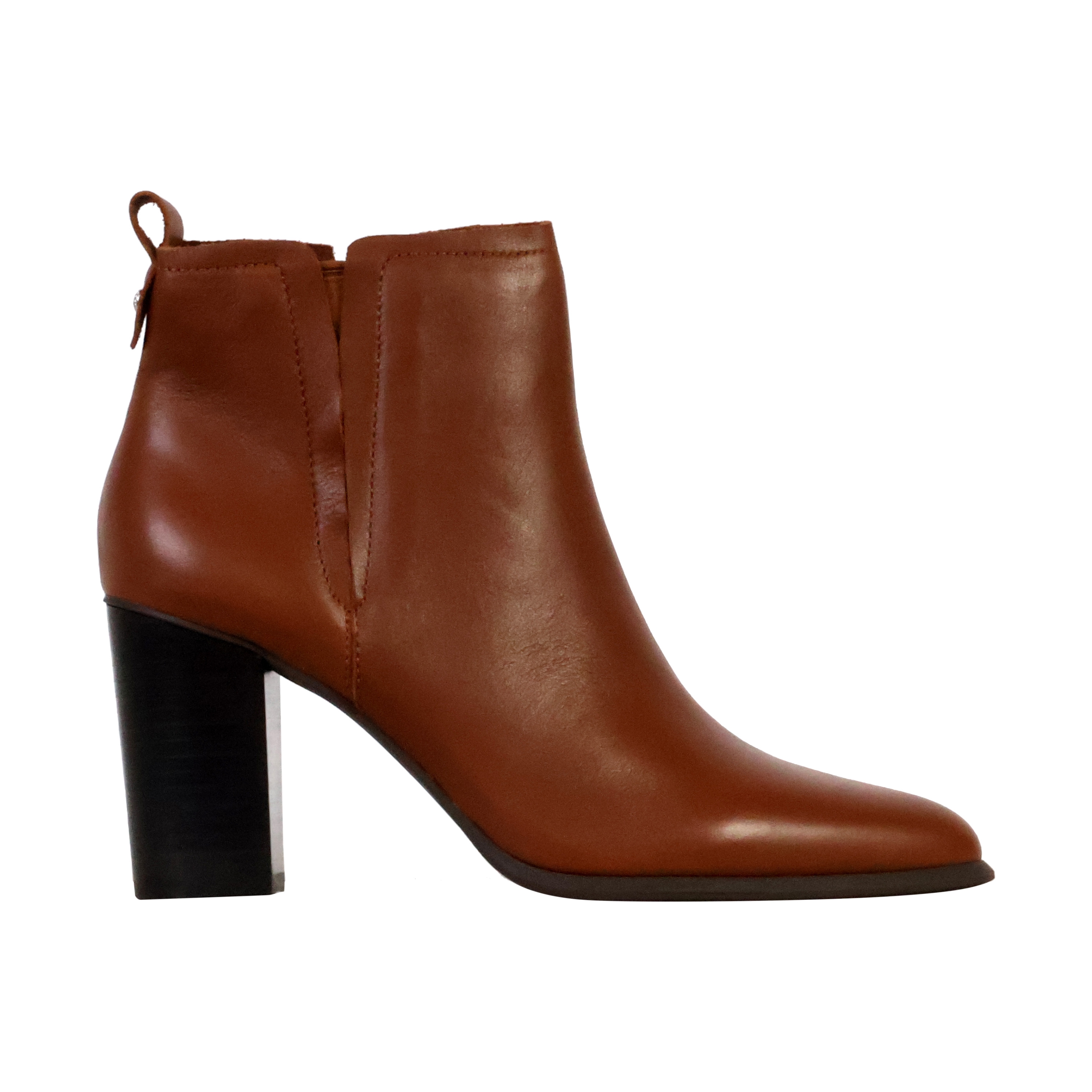 Leia leather ankle boots EMILIE KARSTON Brown
