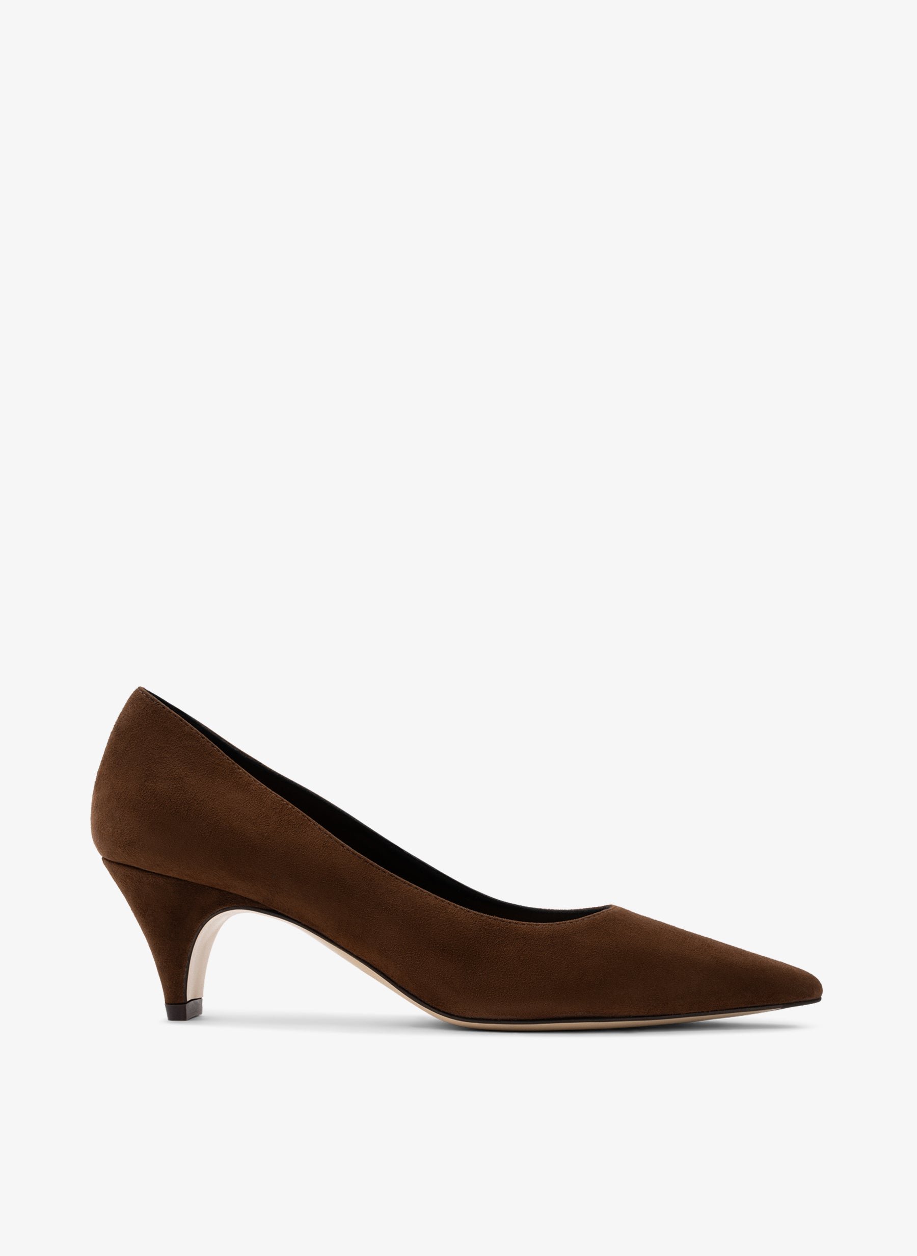 Goat leather cognac pumps PARALLELE PARIS Brown