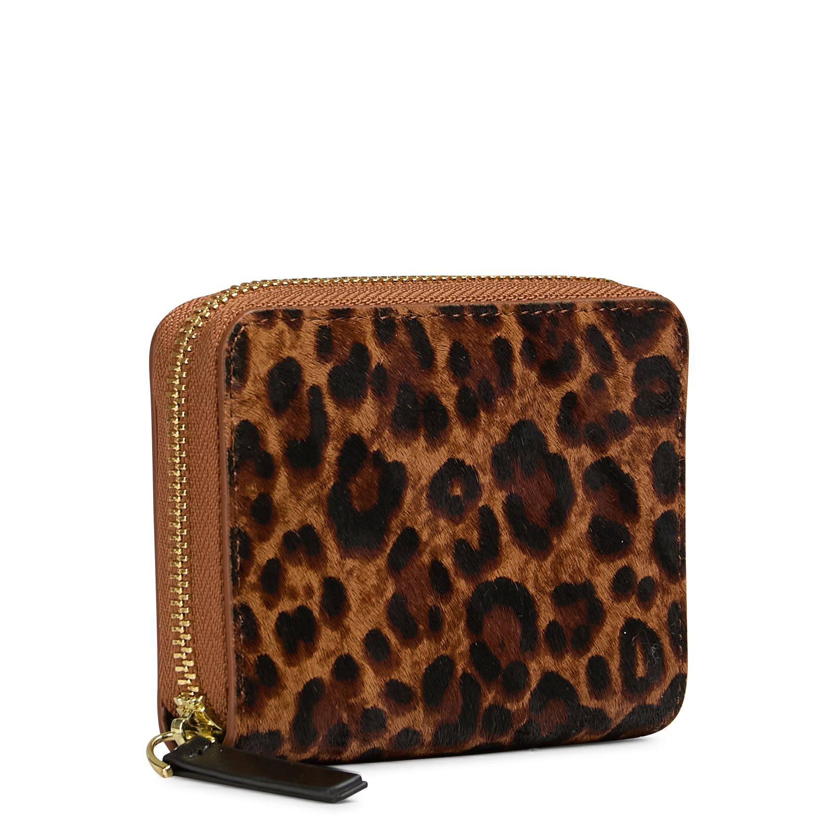 Portefeuille en cuir velours imprimé SAISON 1865 Multicolore