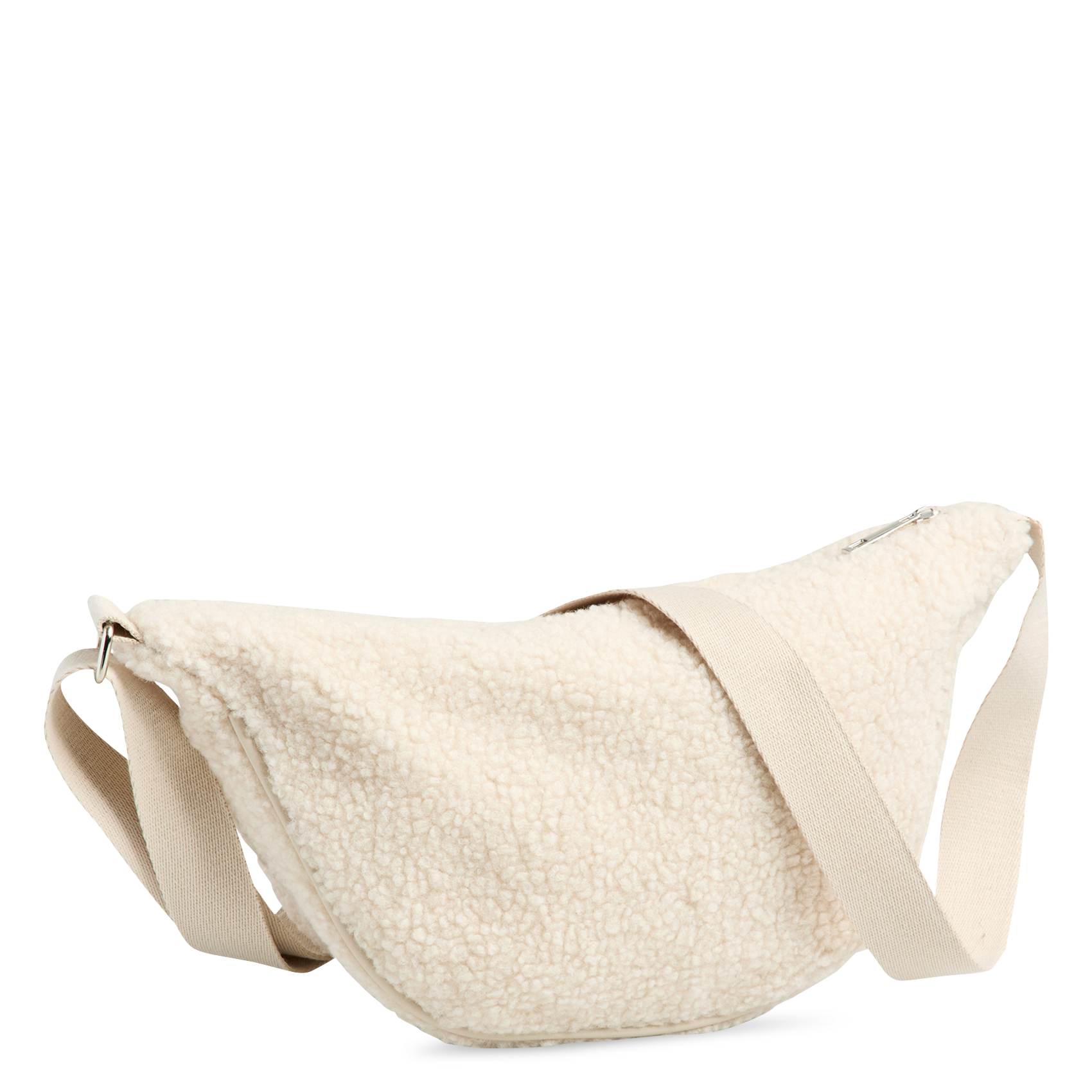 Faux fur waist bag PIECES