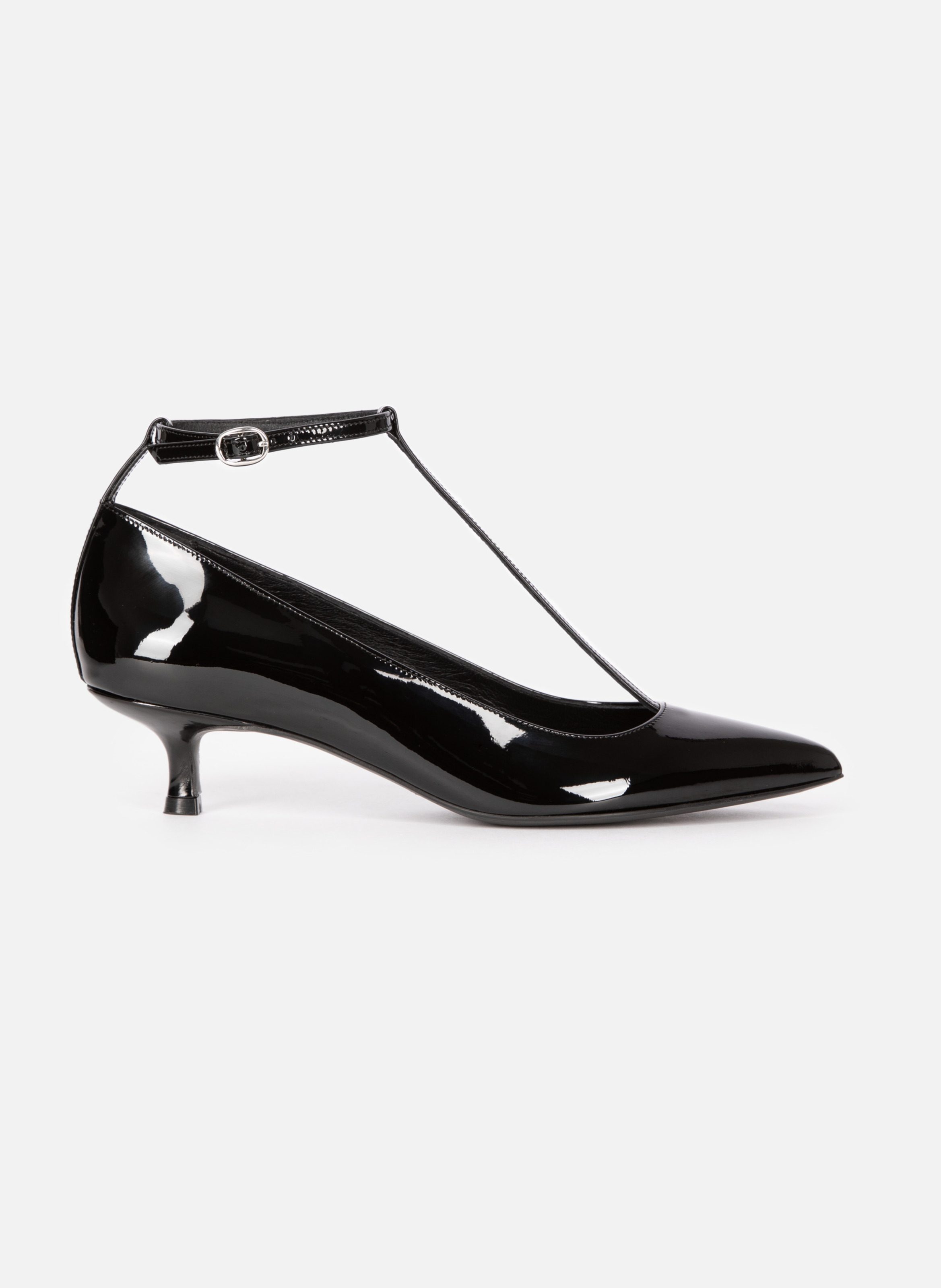 Heeled pumps with ankle strap THE KOOPLES Black
