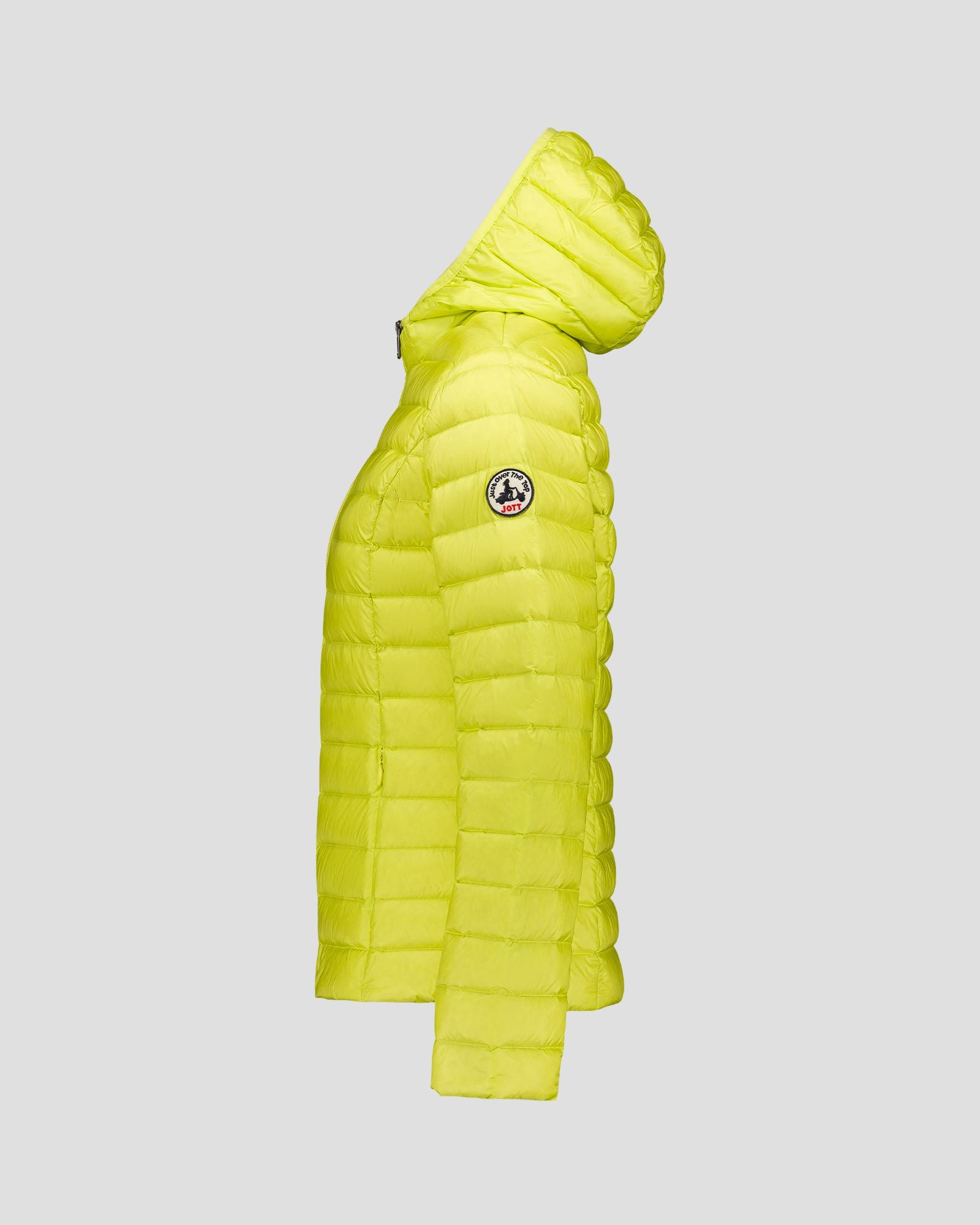 Lightweight hooded puffer jacket Cloe JOTT Yellow