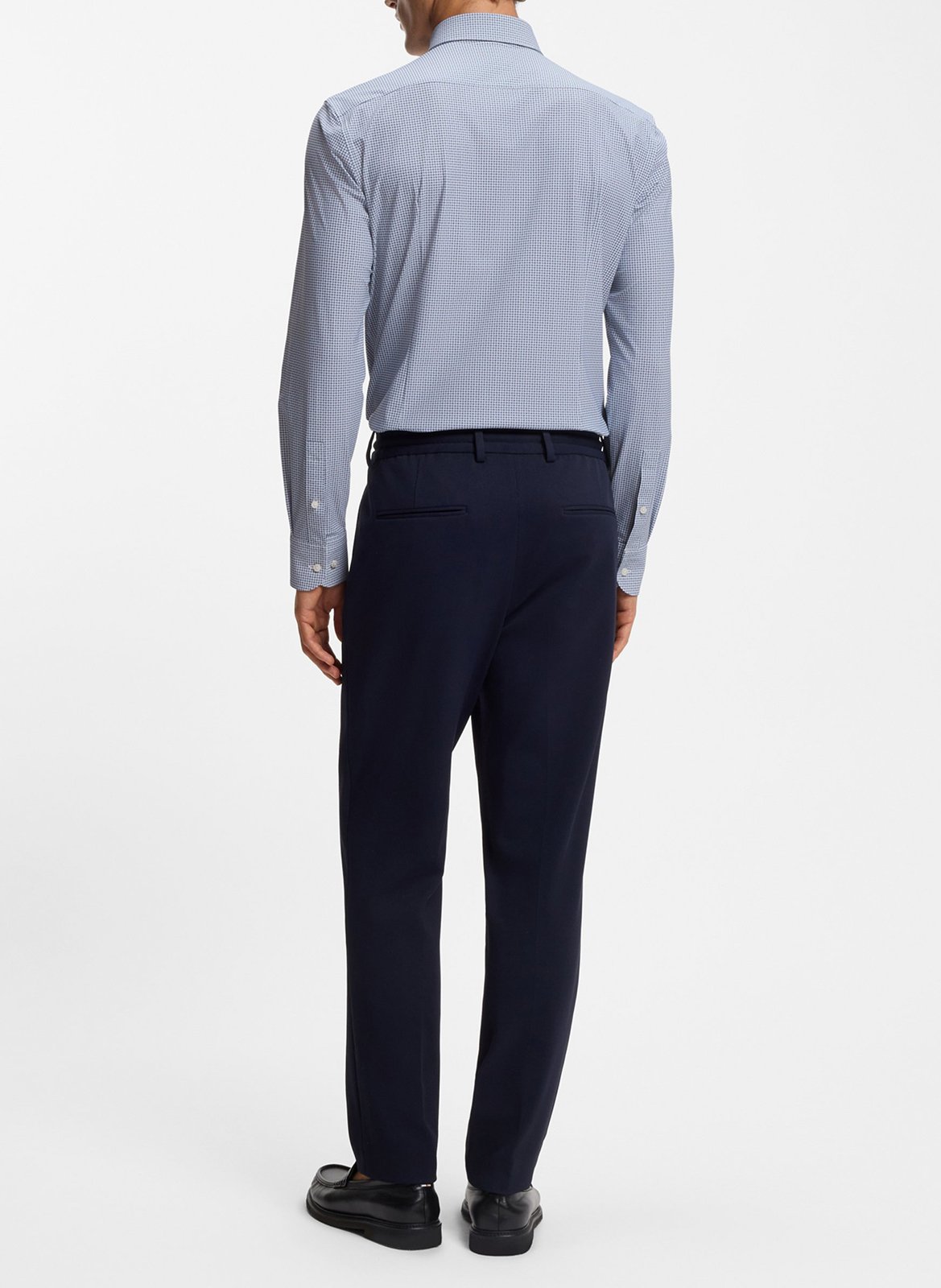 Slim-fit shirt with classic collar BOSS Blue