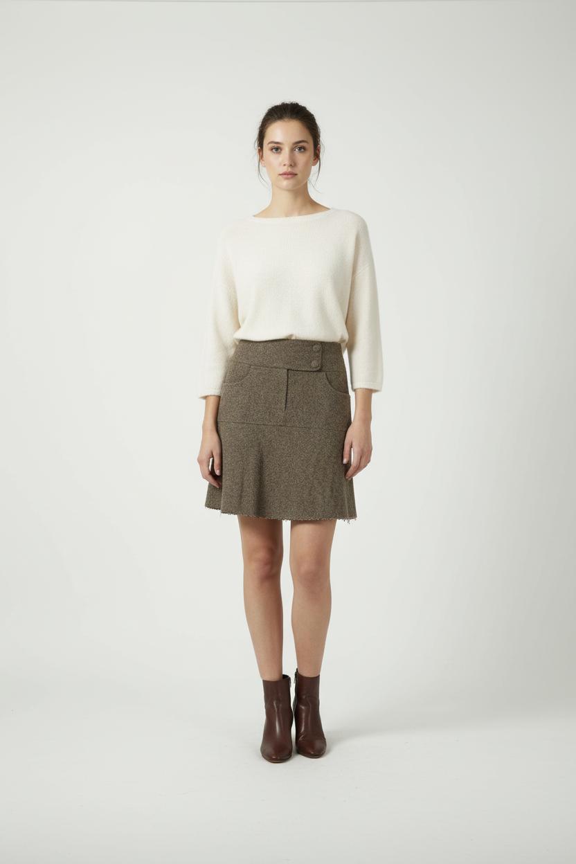 Short & midi skirt COMPTOIR DES COTONNIERS - Seconde main Brown