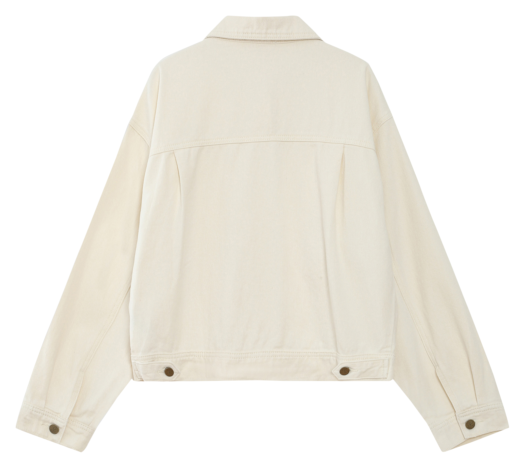 <p>Boxy Denim Jacke</p> GRACE ET MILA Weiss