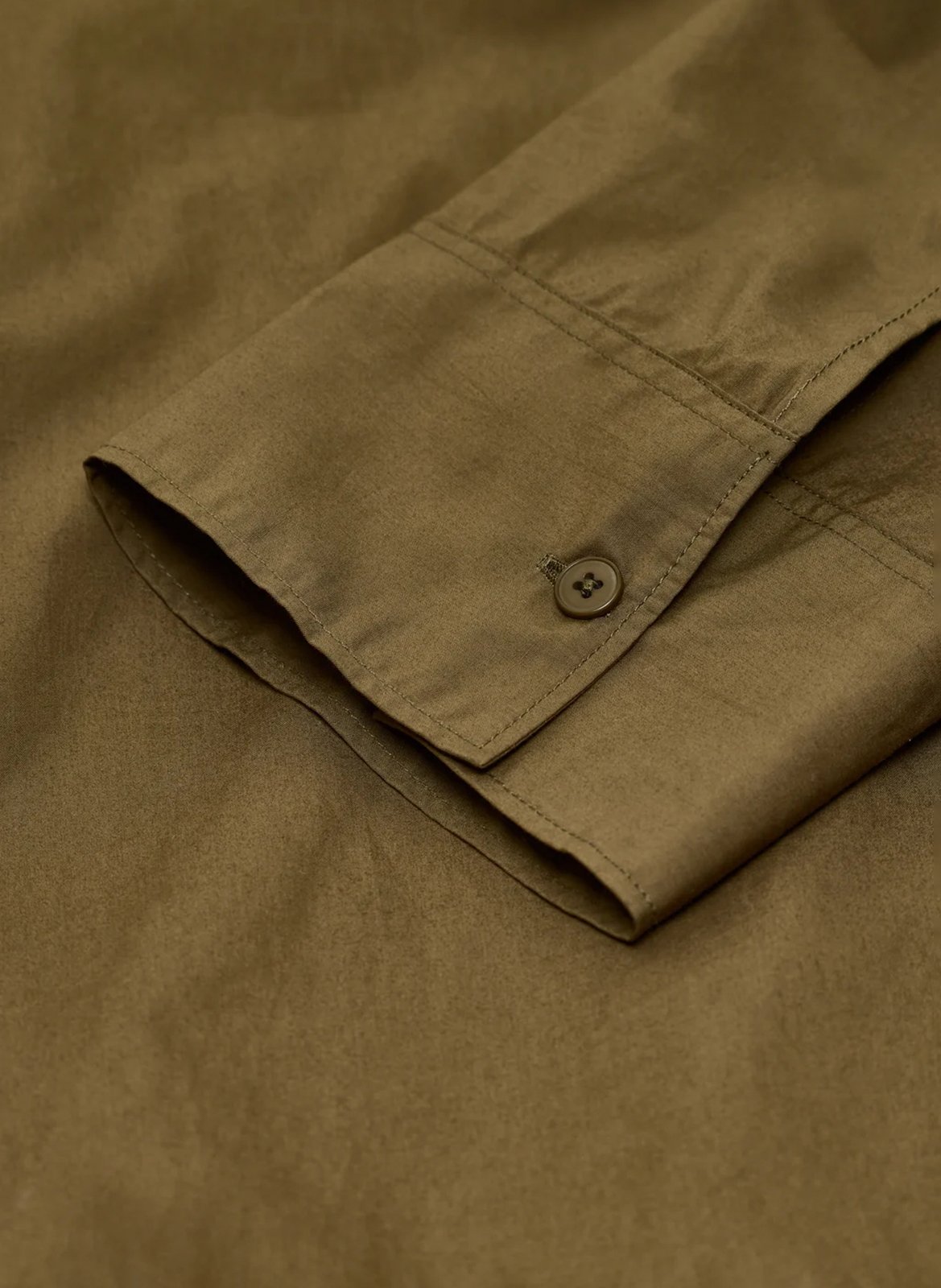 Chemise col classique en coton bio CLOSED Vert