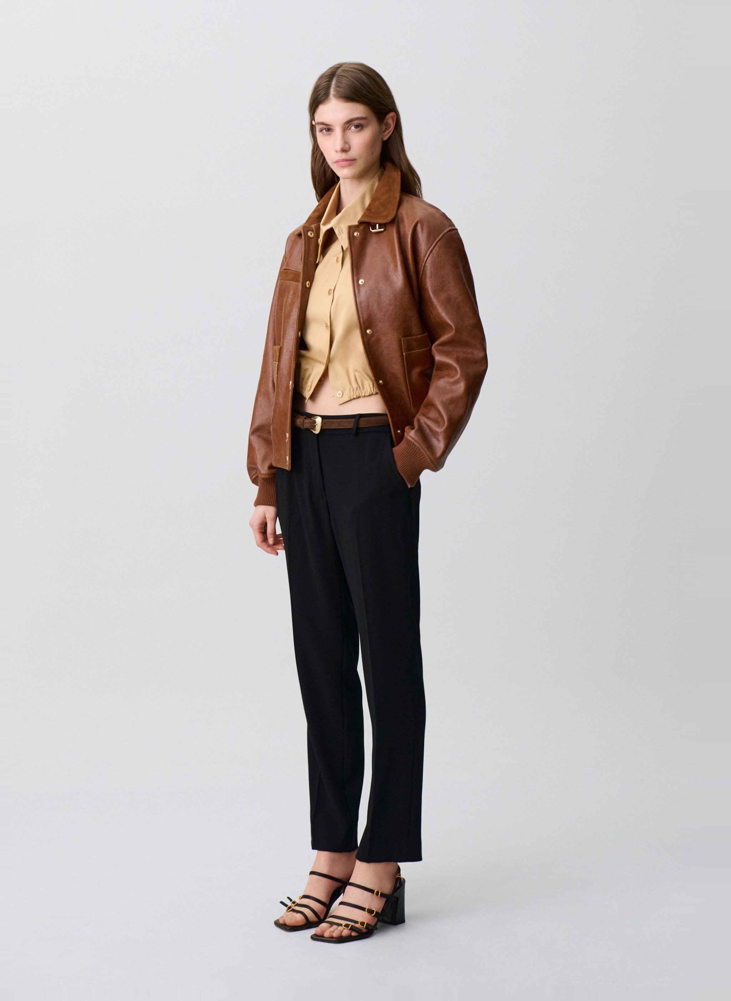 Straight-leg pants CLAUDIE PIERLOT Black