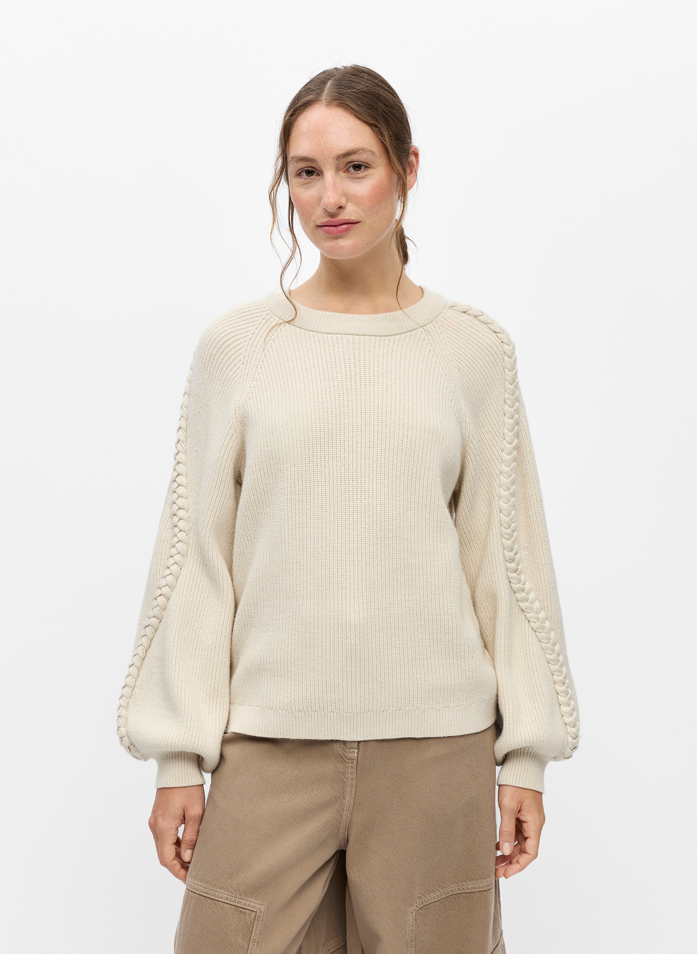 Oversize gerippter Pullover OBJECT