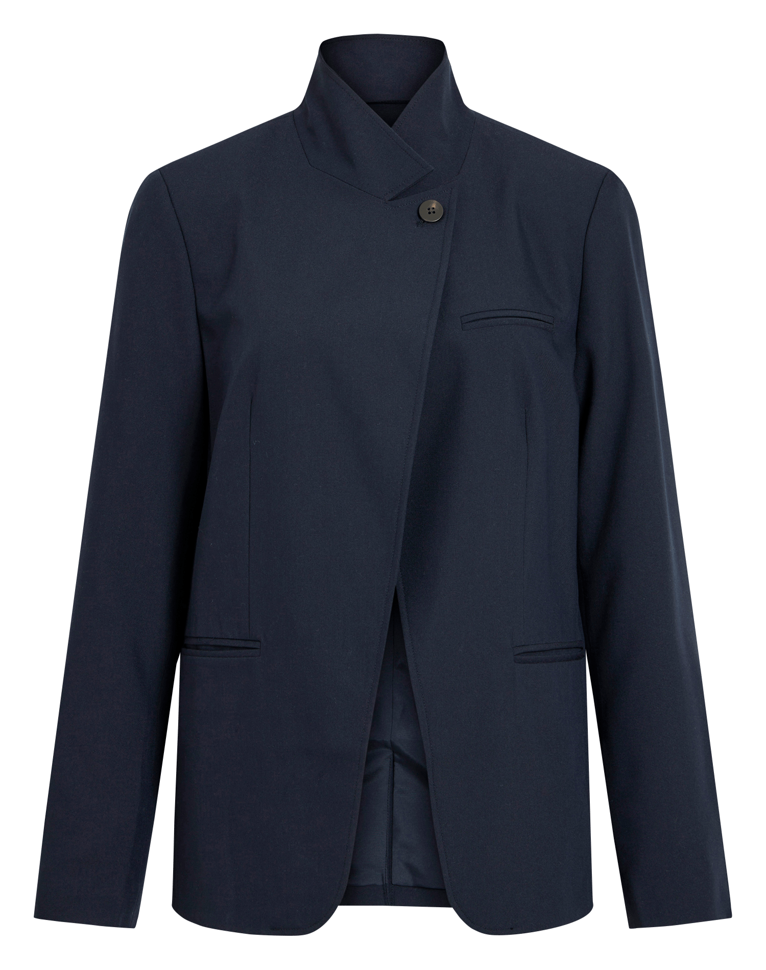 Gerader Blazer mit Stehkragen VILA Blau