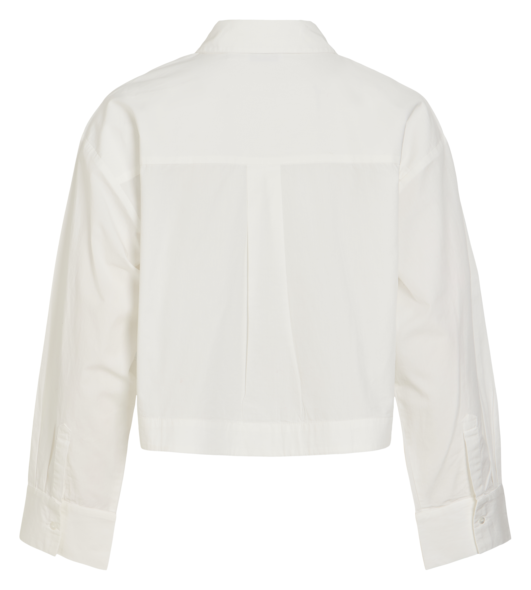 Straight shirt with embroideries VILA Beige