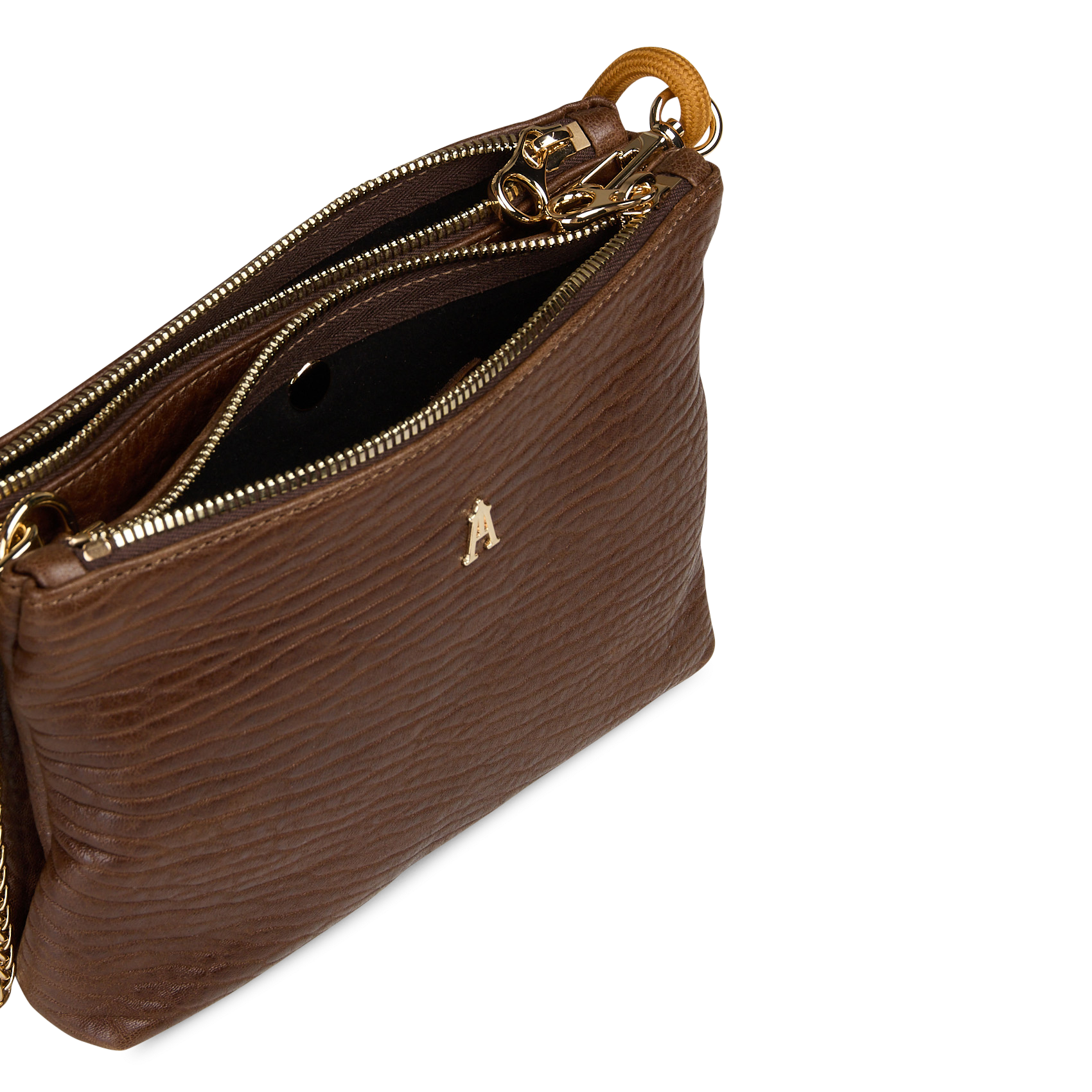 Dori leather shoulder bag CRAIE STUDIO Brown