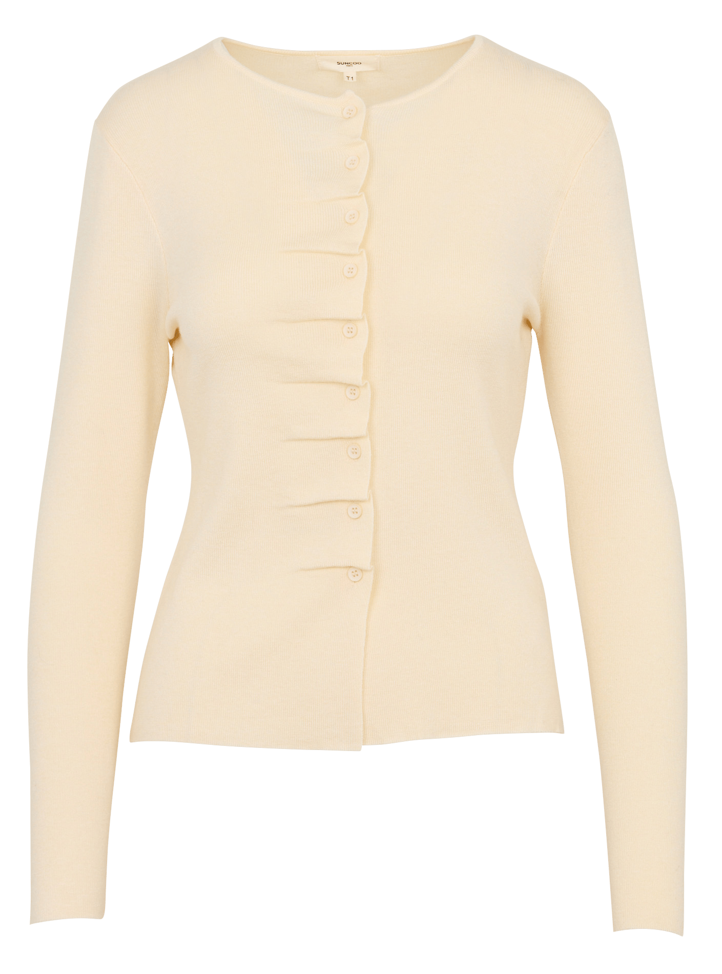 Round-neck cardigan SUNCOO