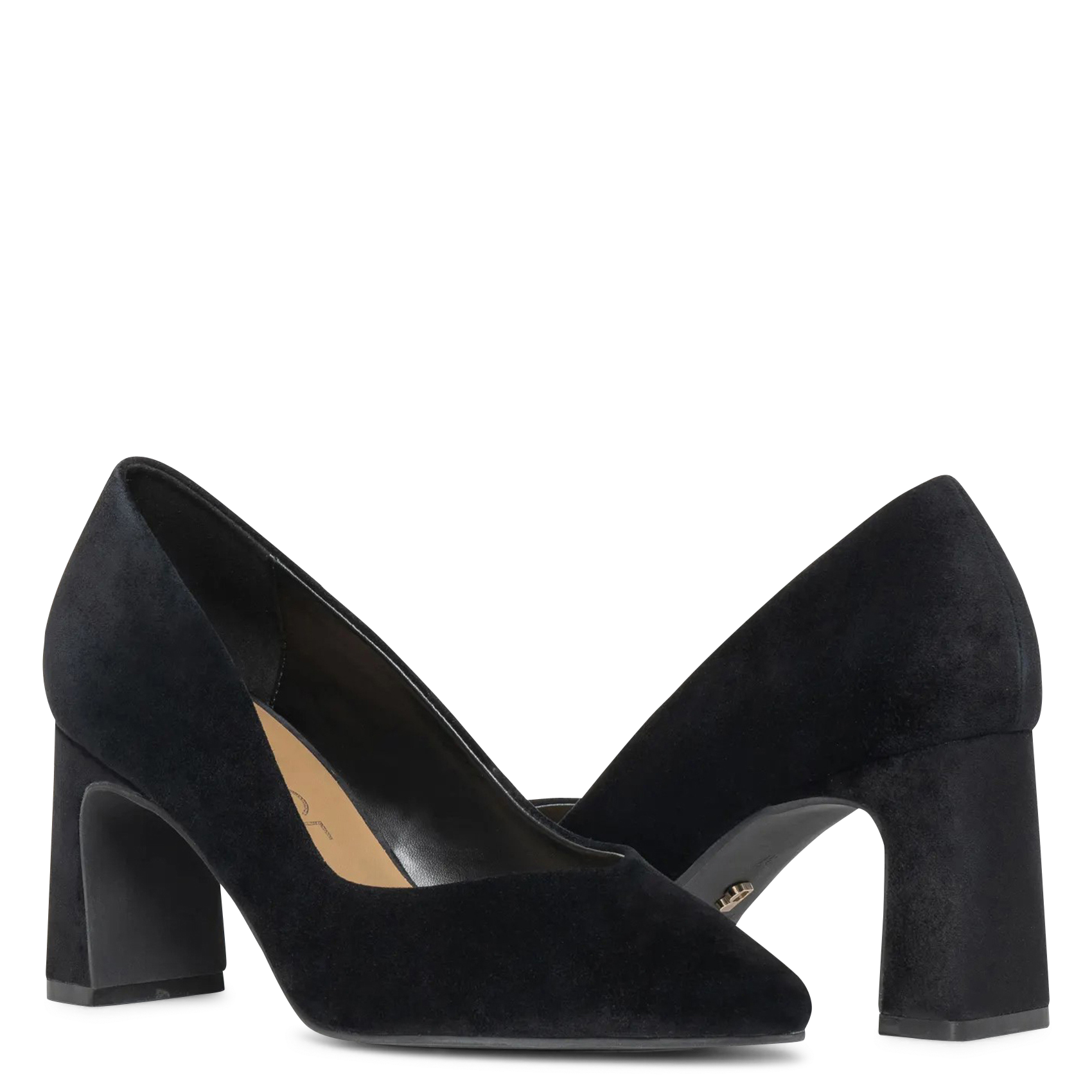 High leather sandals BOCAGE Black