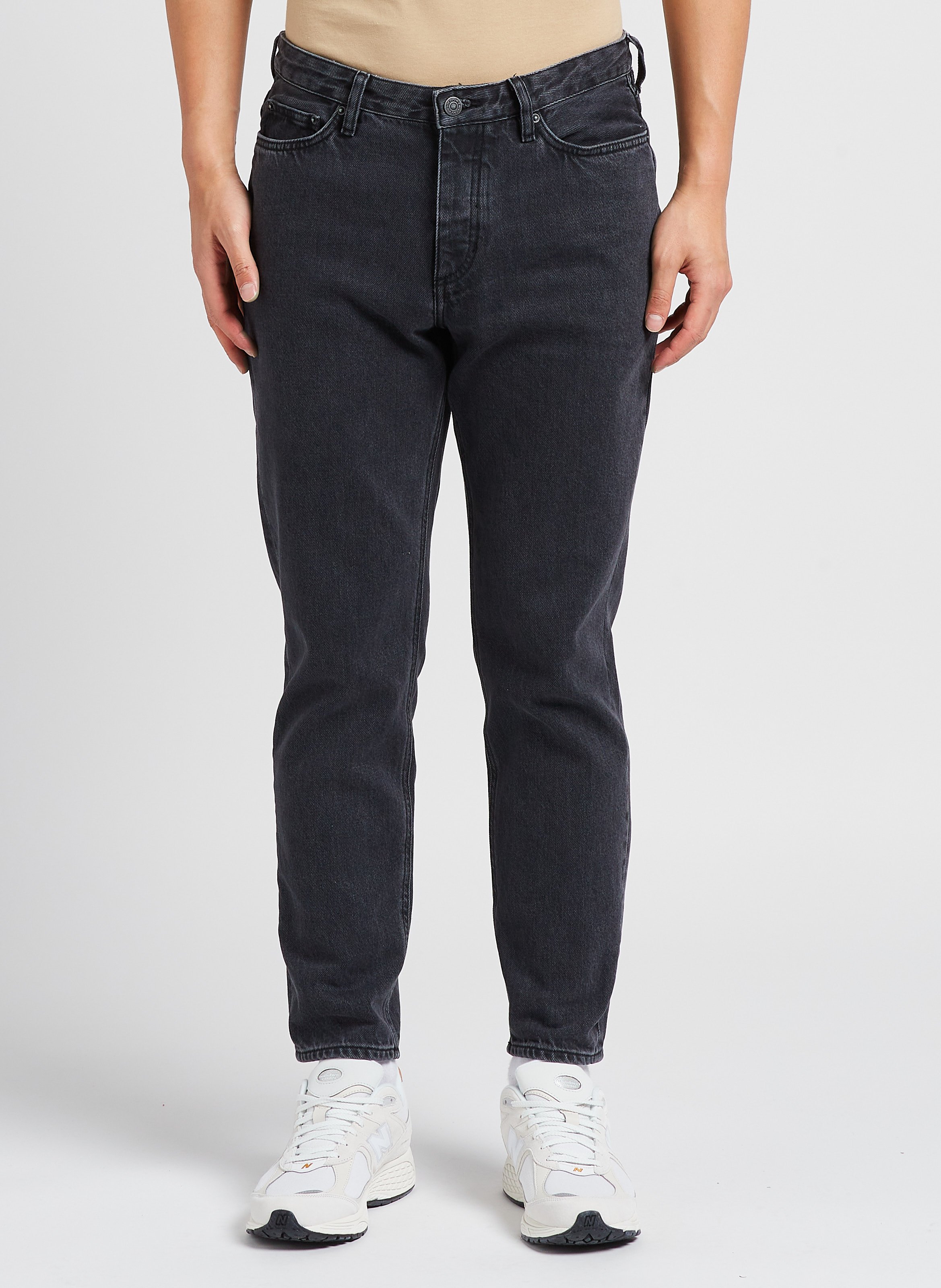 Straightleg Cotton Jeans Black Poivre Et Sel American Vintage Men