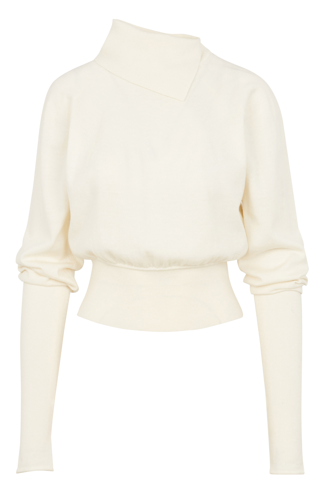 Straight wool jumper LAURENCE BRAS White