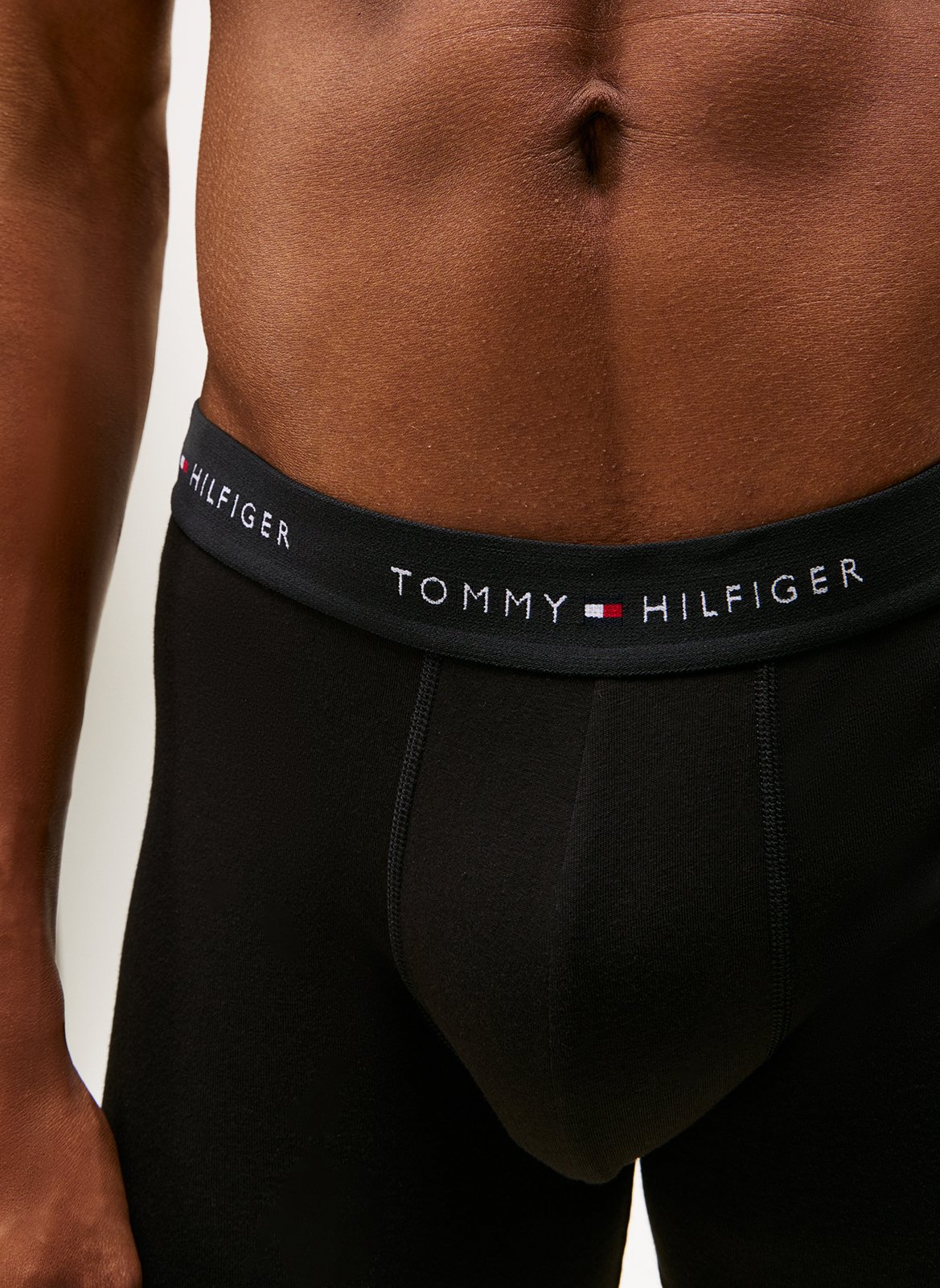 Pack of three cotton-blend boxers TOMMY HILFIGER Black