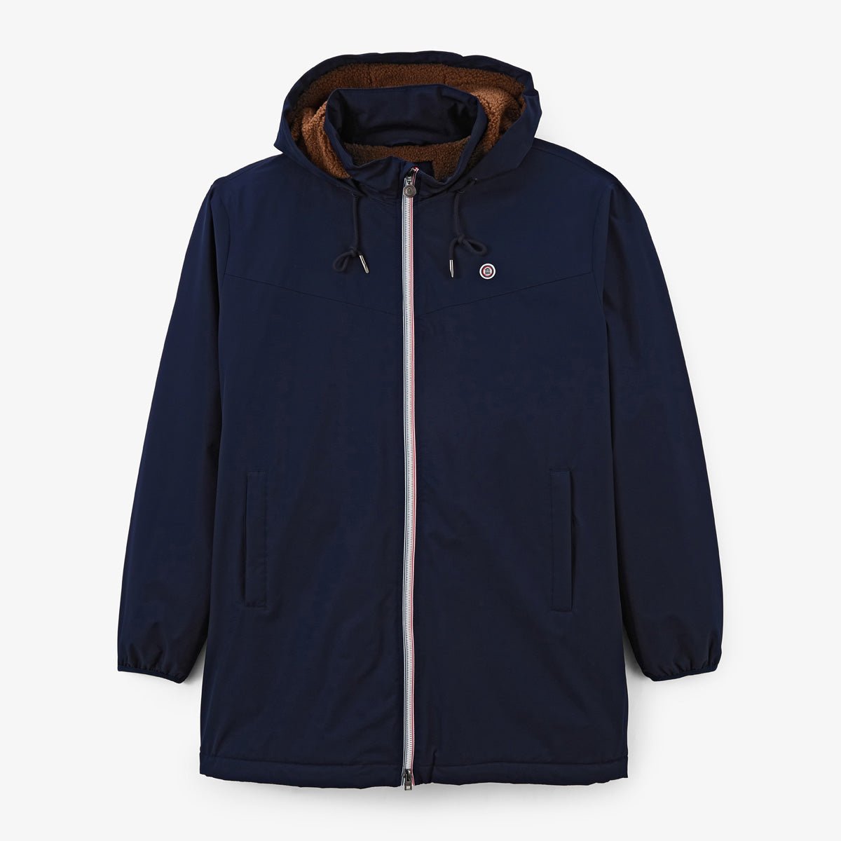 Water-repellent fleece parka SERGE BLANCO Blue