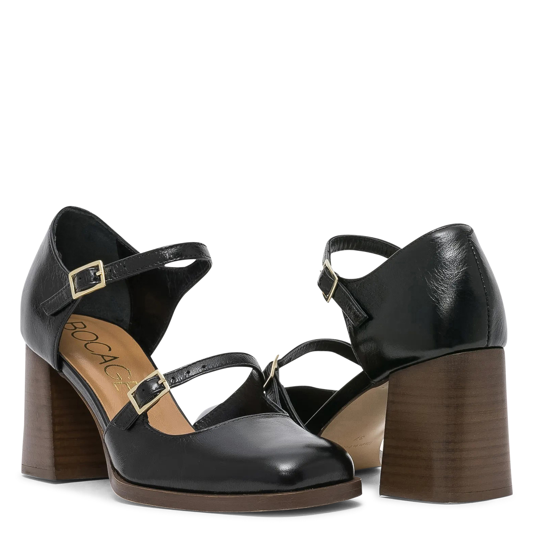 Beyou suede high heels  BOCAGE Black