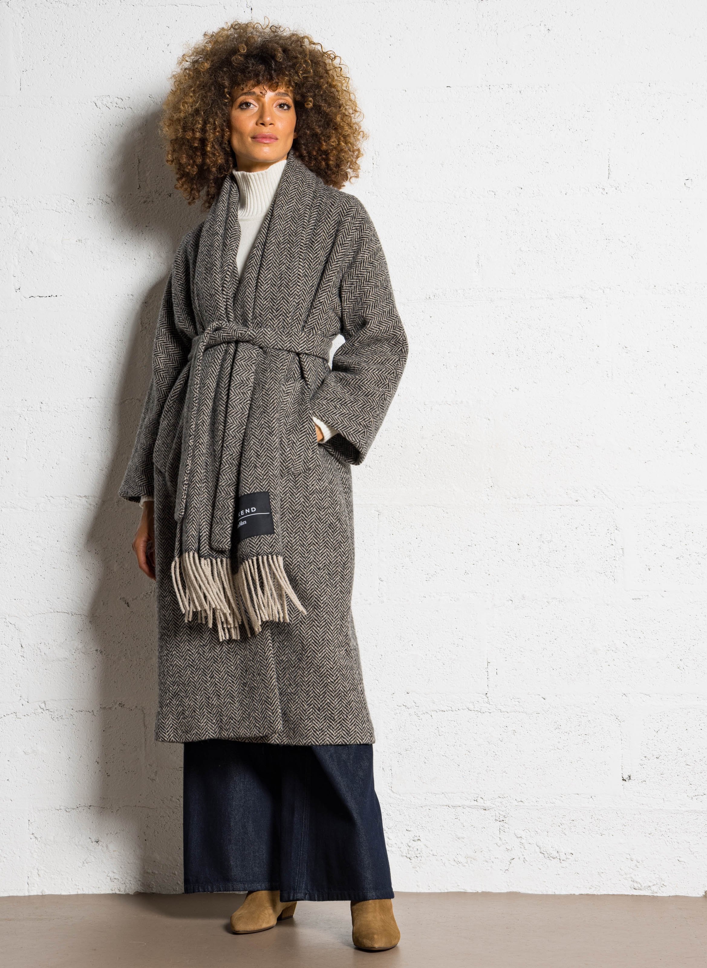 Carina coat MAX MARA WEEK END Black