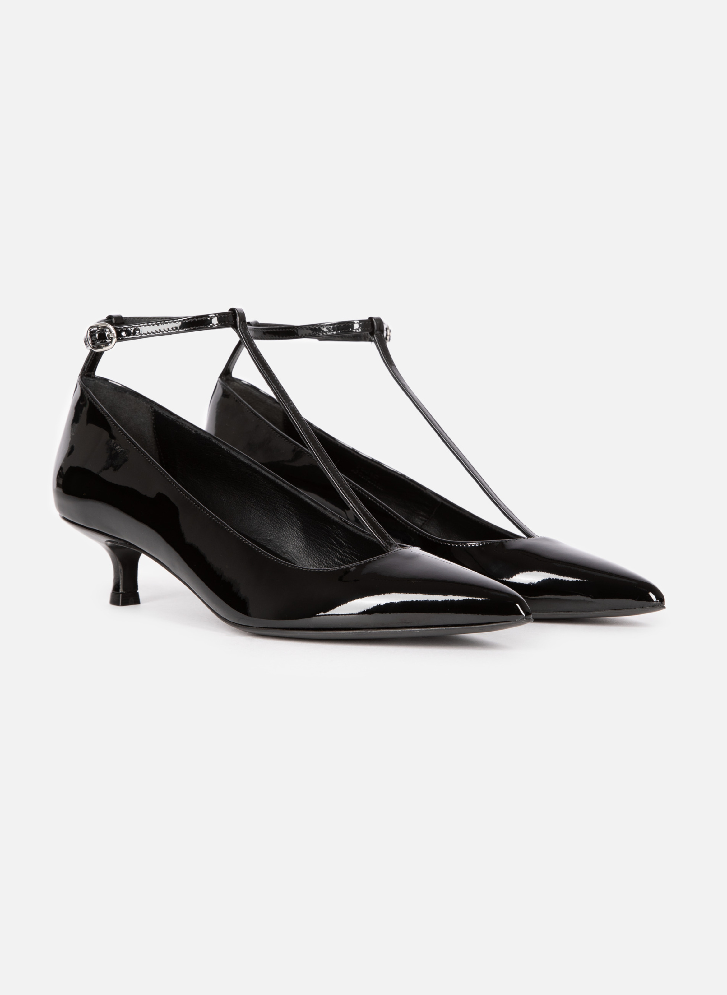 Heeled pumps with ankle strap THE KOOPLES Black