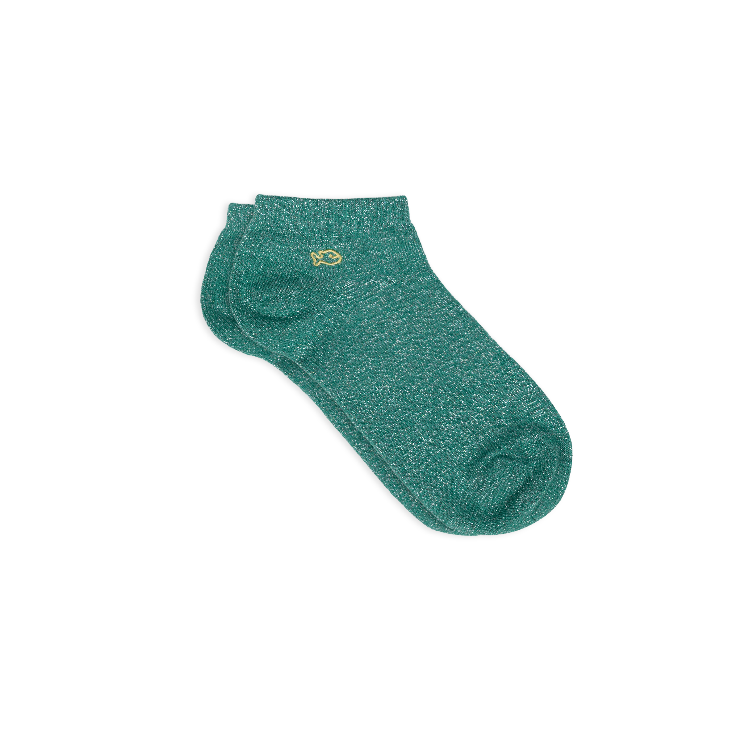 Glittery combed cotton ankle socks BILLYBELT