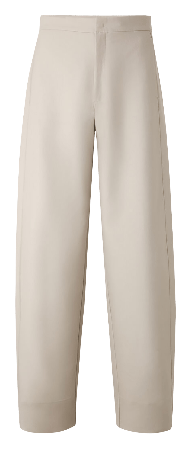 Wijde hoge taille broek in effen kleur SOEUR Grijs