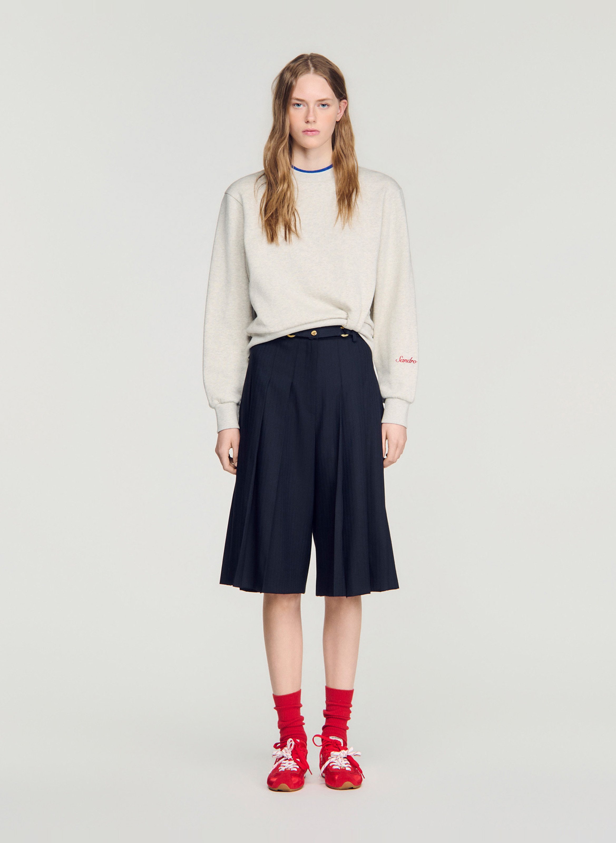 Wollshorts SANDRO Blau