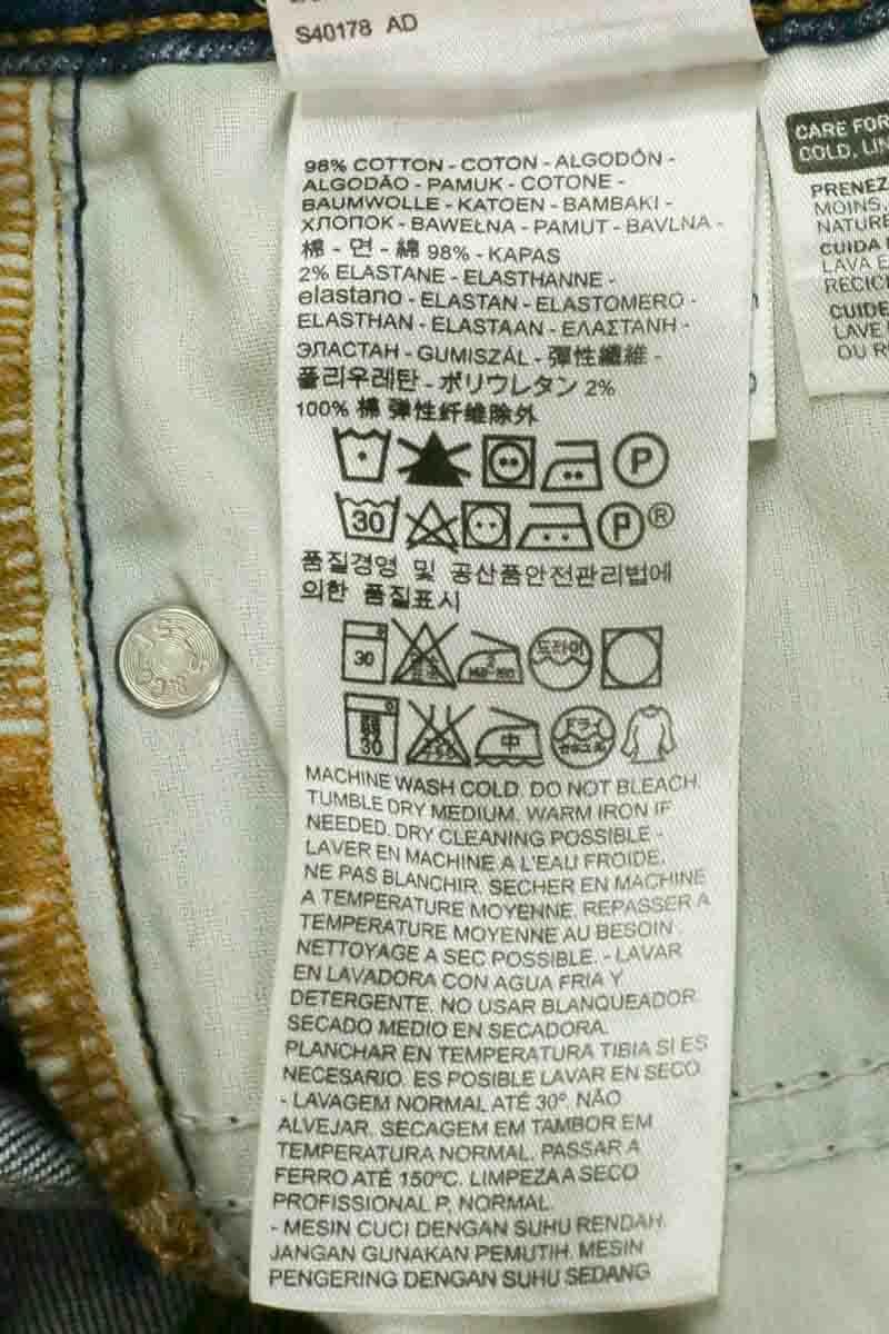 Jean droit 714 LEVI'S - Seconde main Bleu