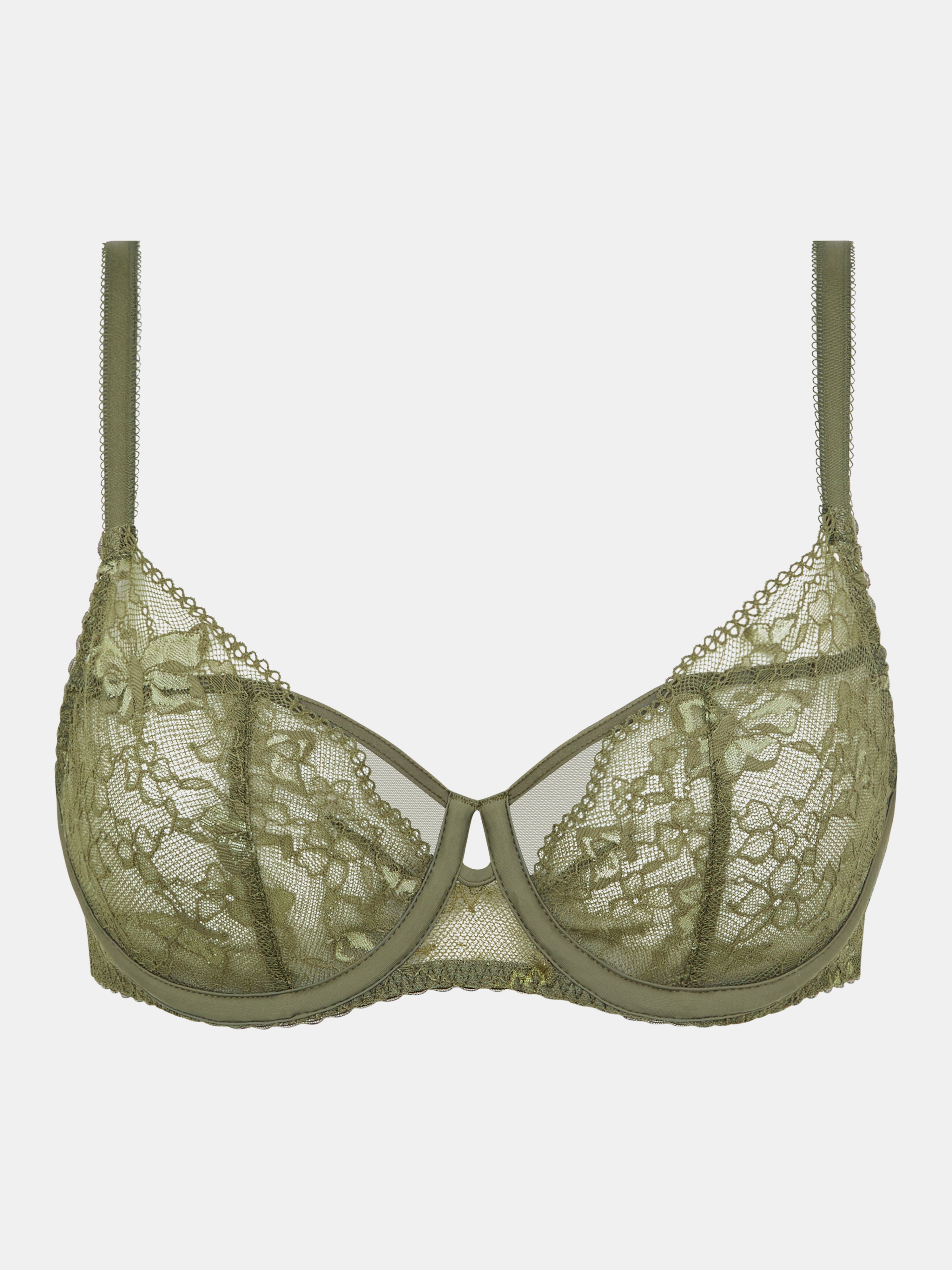 Demi-cup bra CHANTELLE PULP Green