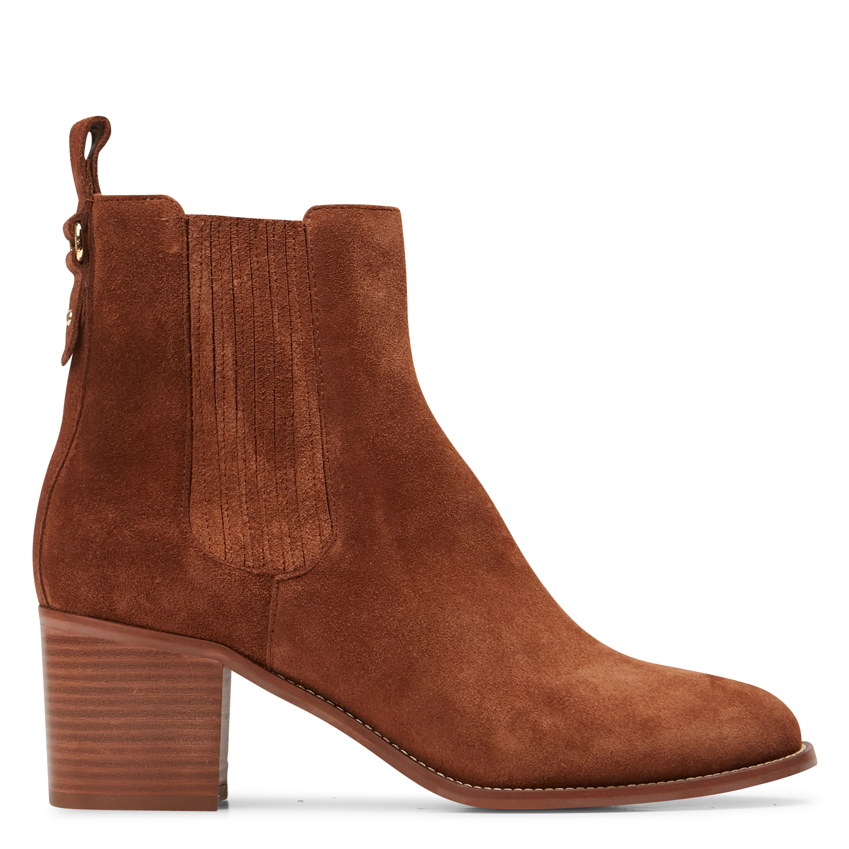 Leren enkellaarzen MAISON TOUFET Bruin