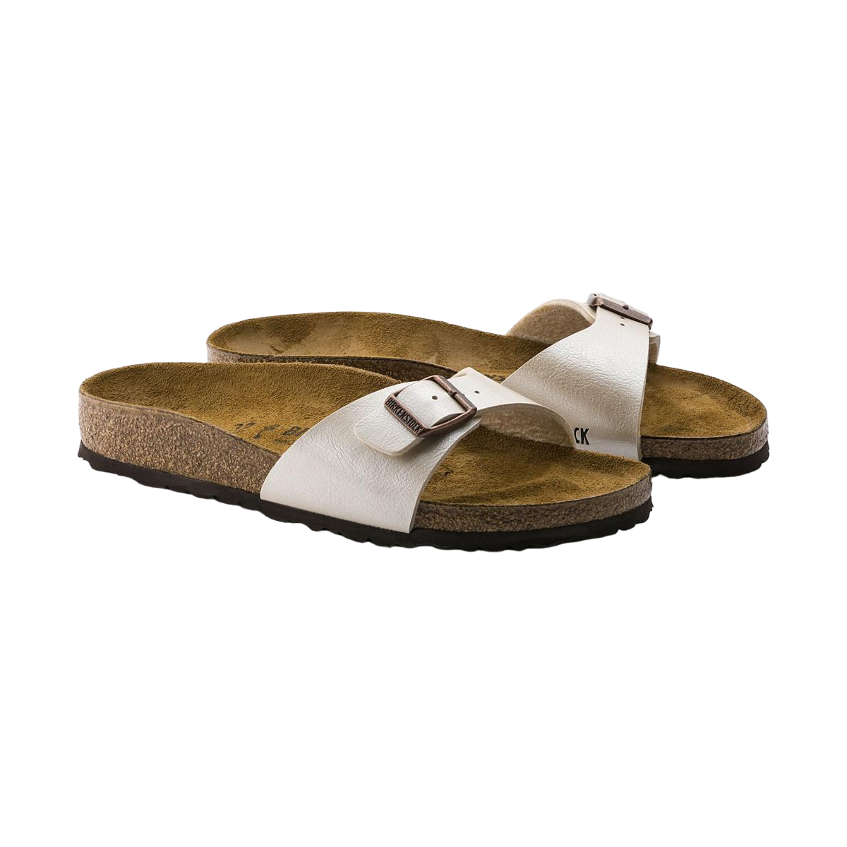 Faux leather sandals Beige
