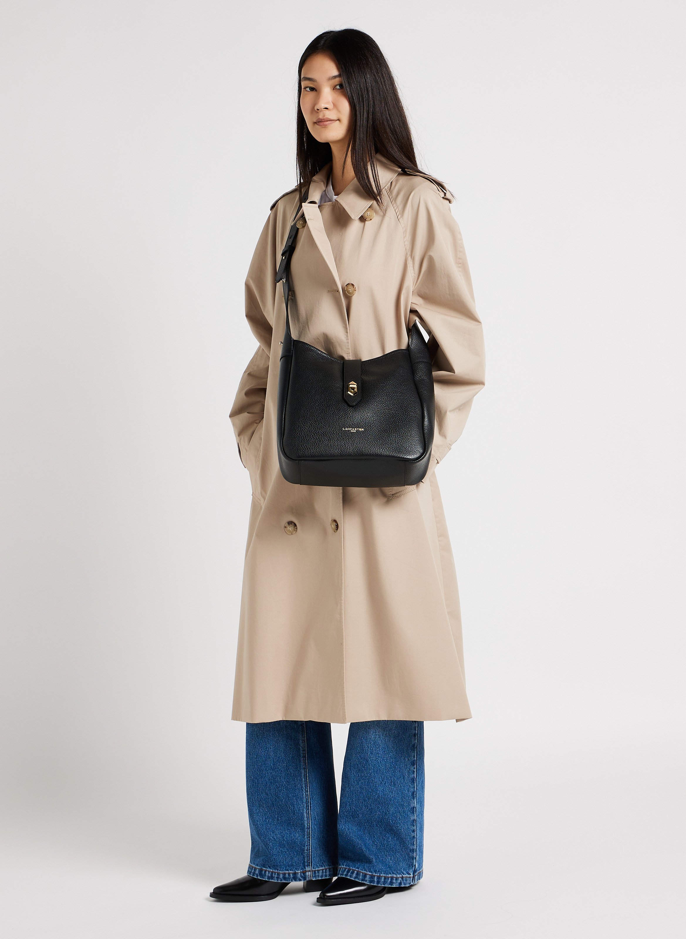 TOP DOUBLE LANCASTER PARIS Noir