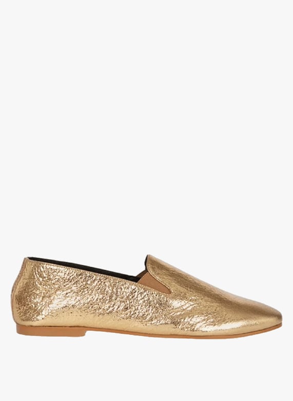 GLAMORA Merceditas Mary Jane Femme – Boucle Dorée Réglable – Semelle Antidérapante – Ballerines Noires Élégantes